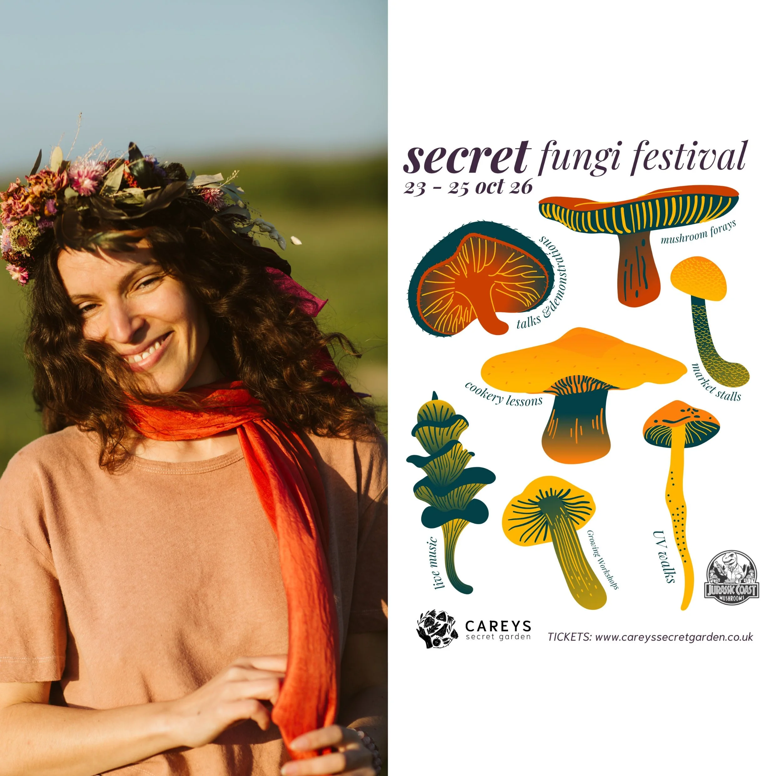 Alchemy of Colour With Bundle Dying at Careys Secret Garden Fungi Festival