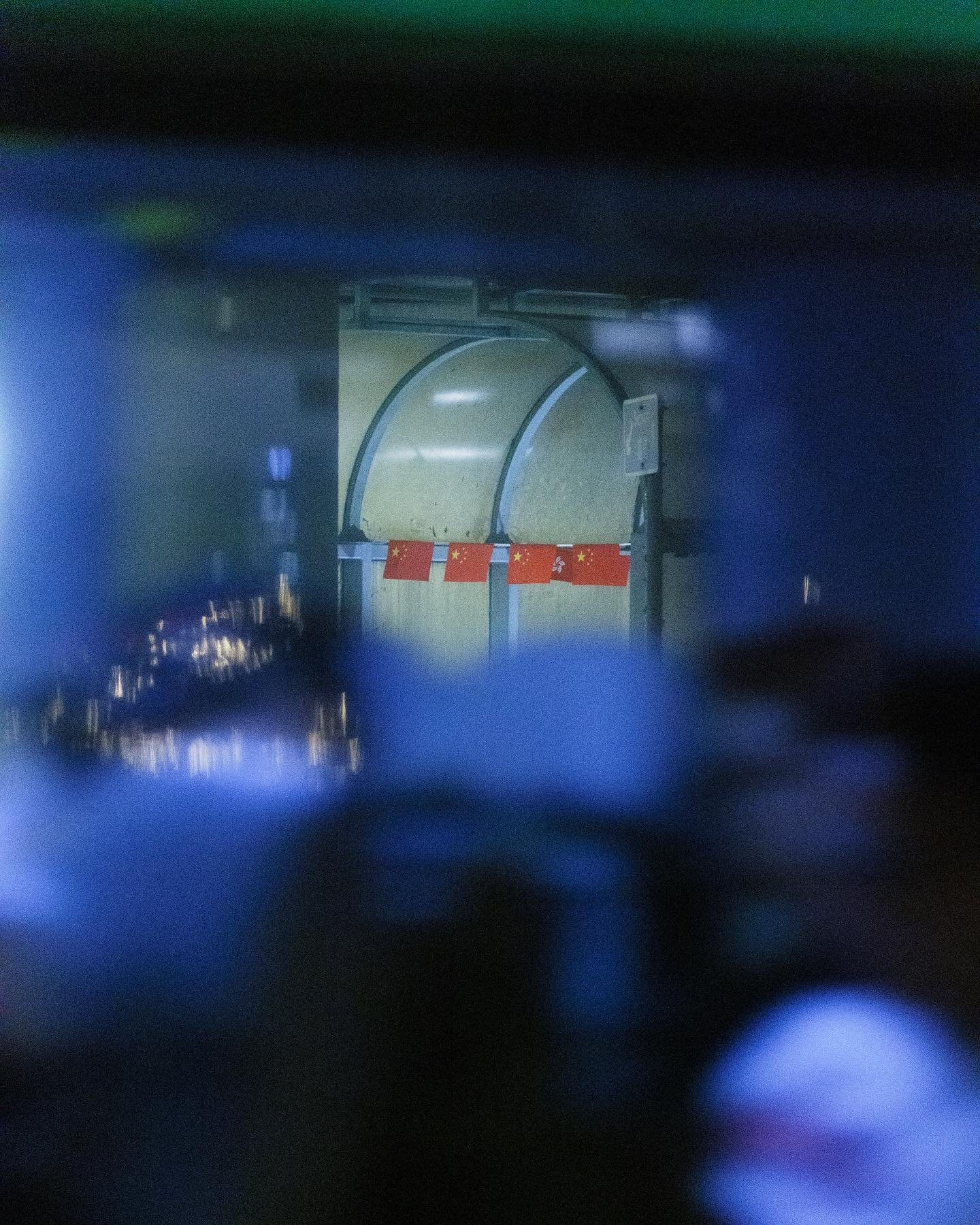 Hong Kong and Chinese flags on display in celebration of the city&rsquo;s 26th handover anniversary on July 1, 2023.