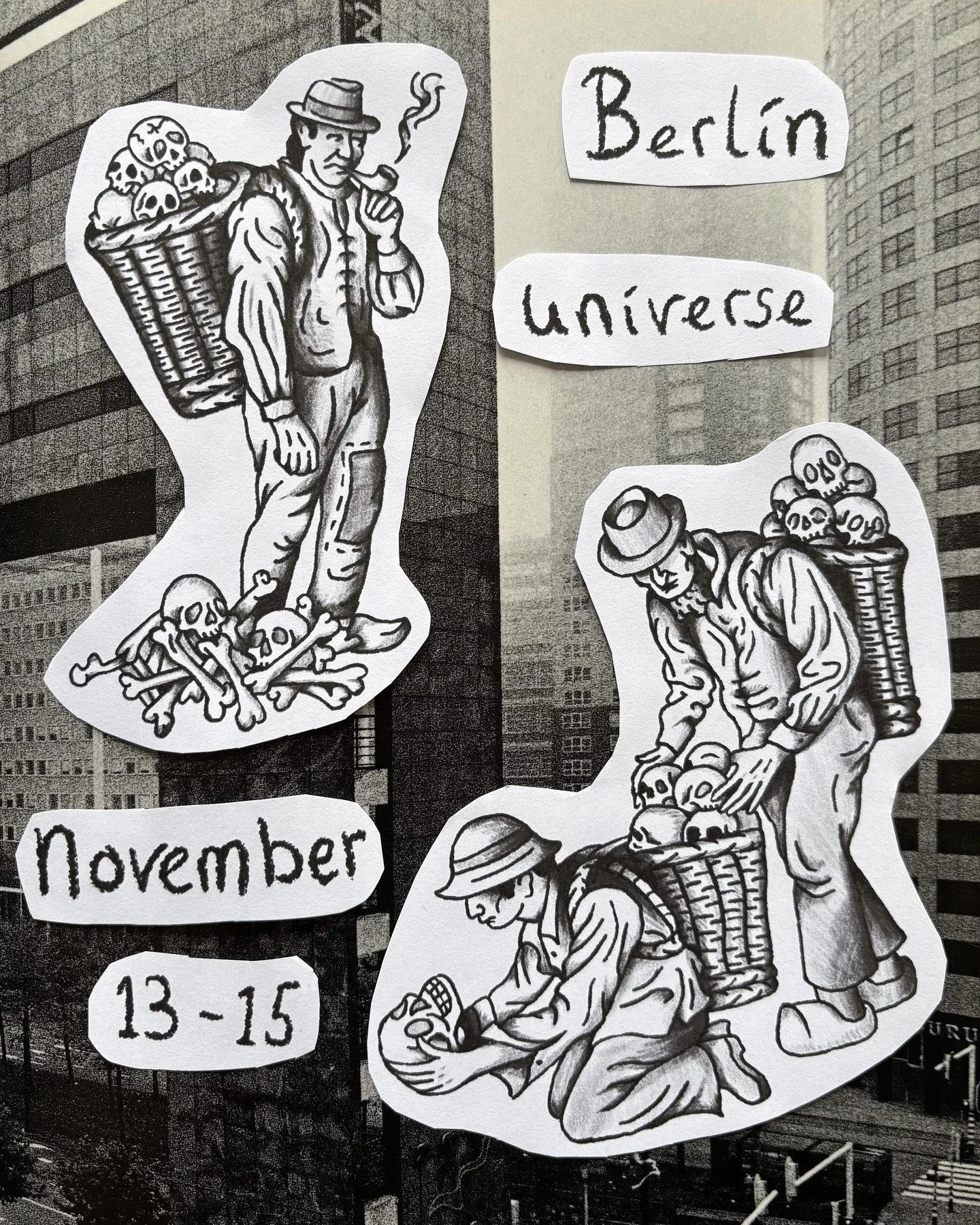 BERLIN! Find me at @universe_studio_berlin on the 13th, 14th and 15th of November. Really excited to visit the city I called home for a bit, seeing old and new friends and making cool tattoos for you. Get in touch!