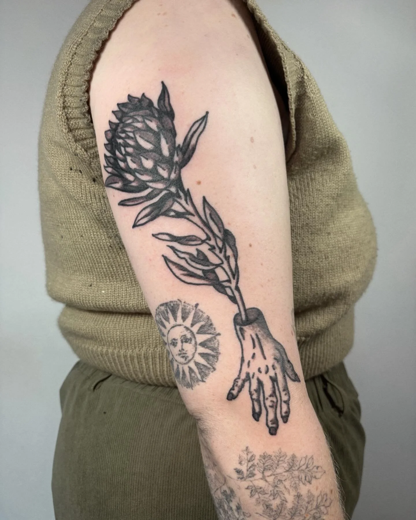 New addition for Emily and two more similar concepts. Would love to do more of these hand flowers.