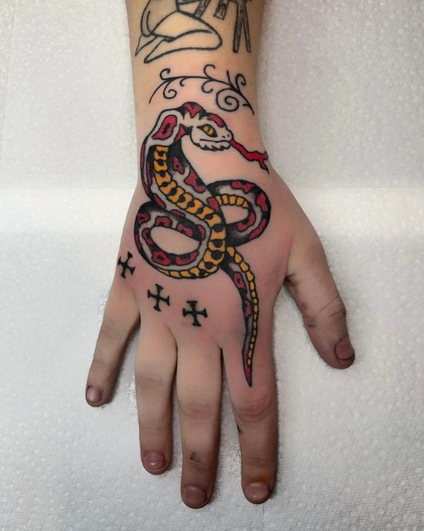 Manicure and Arsenal tattoo. Swipe to see pictures I took in Austria on expired and damaged film from China