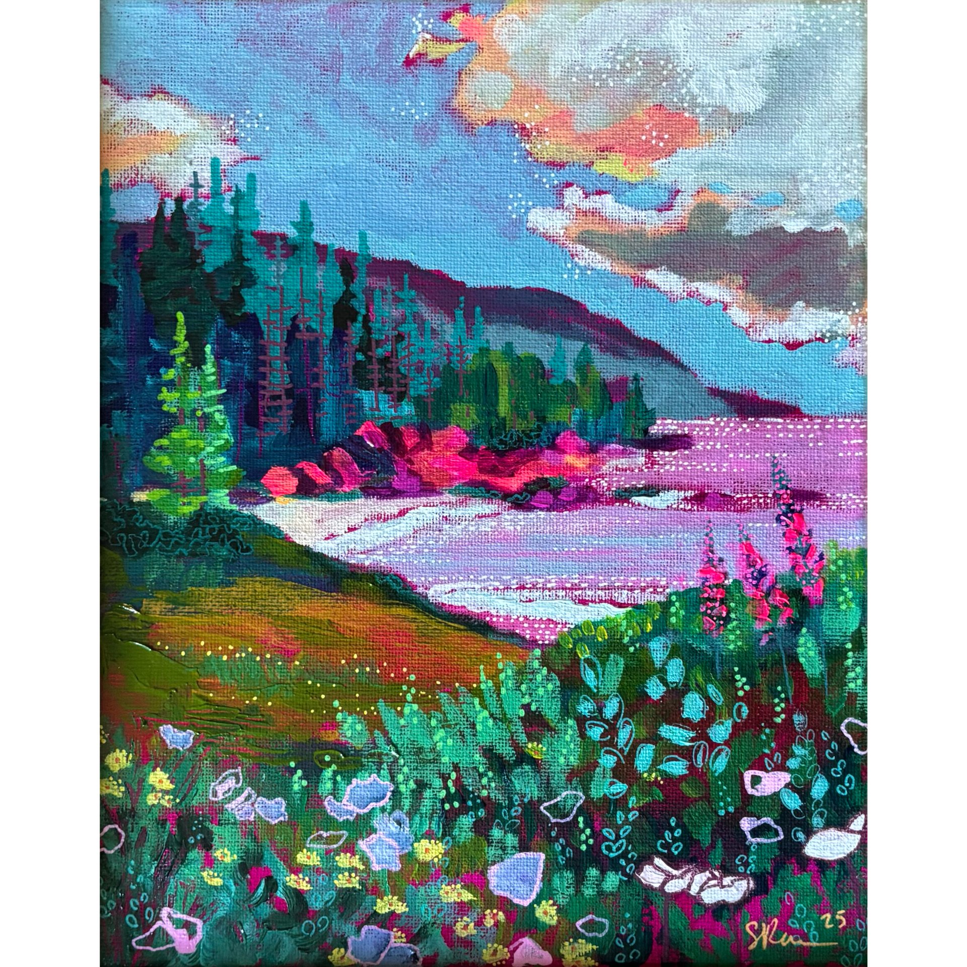 Westward Drift, 8"x10"