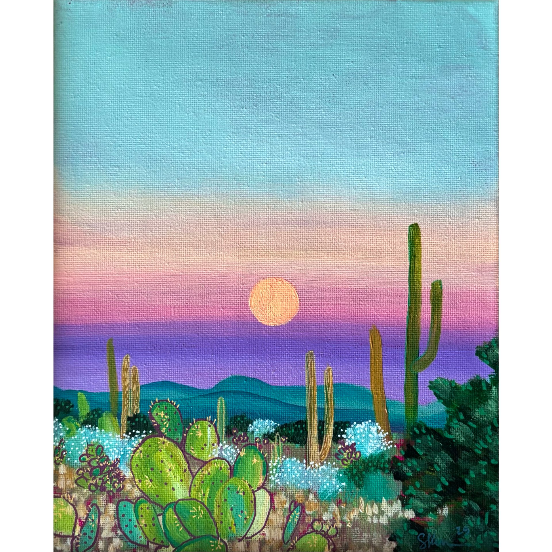 Where the Light Lingers, 8"x10"