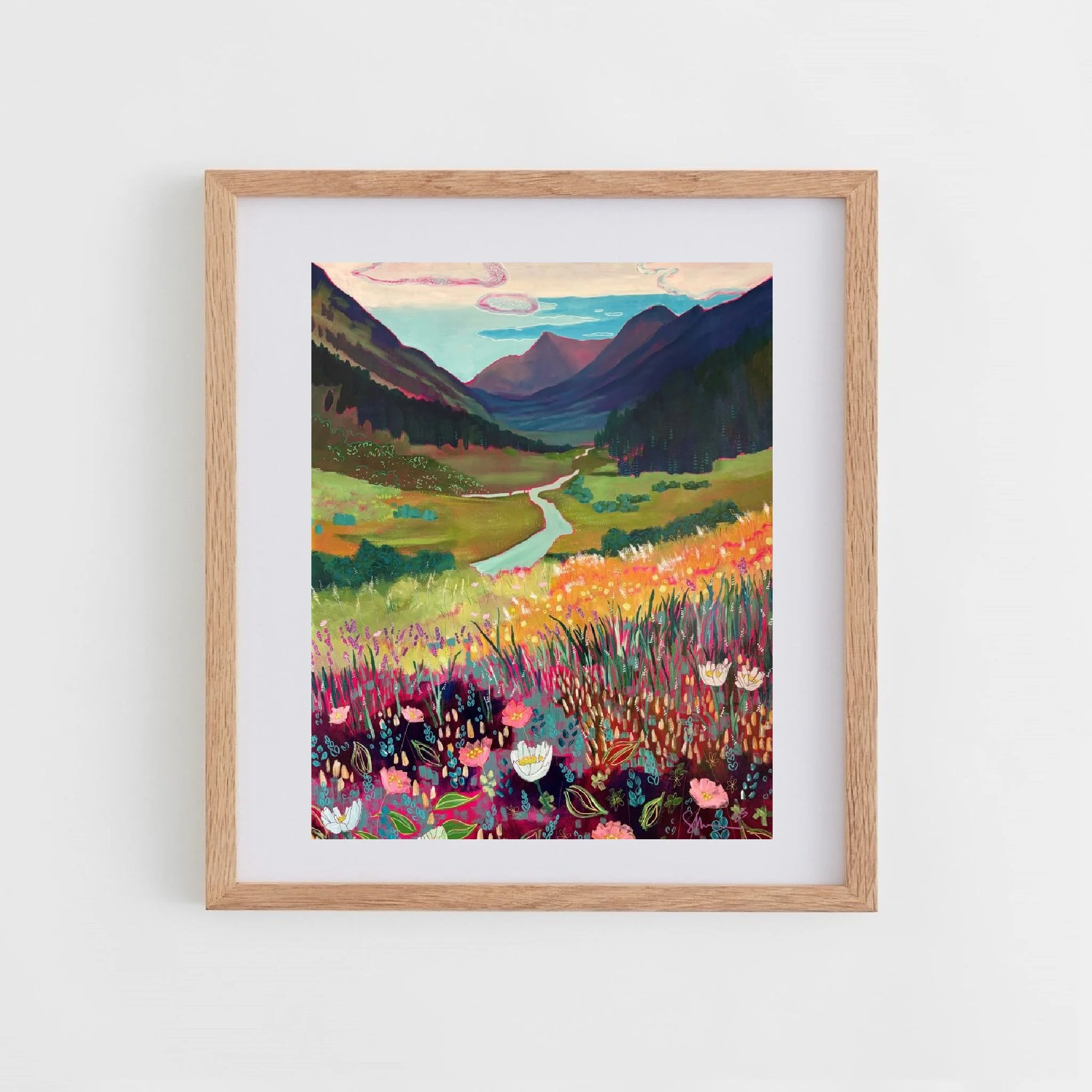 Wildflowers in the VAlley Crested Butte framed.jpg