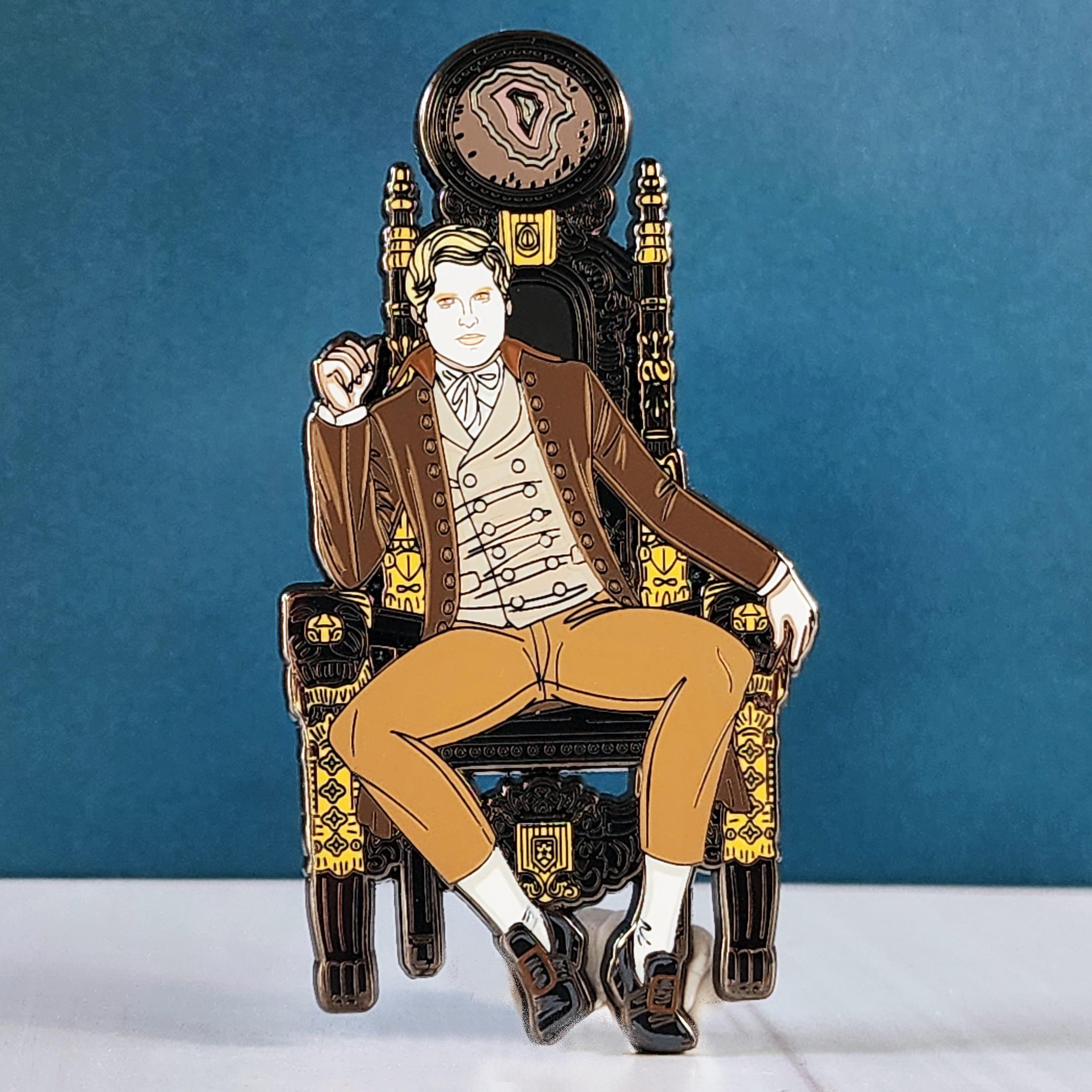 Sticker: ACOTAR Rhysand Tarot The Emperor — XANADU PINS