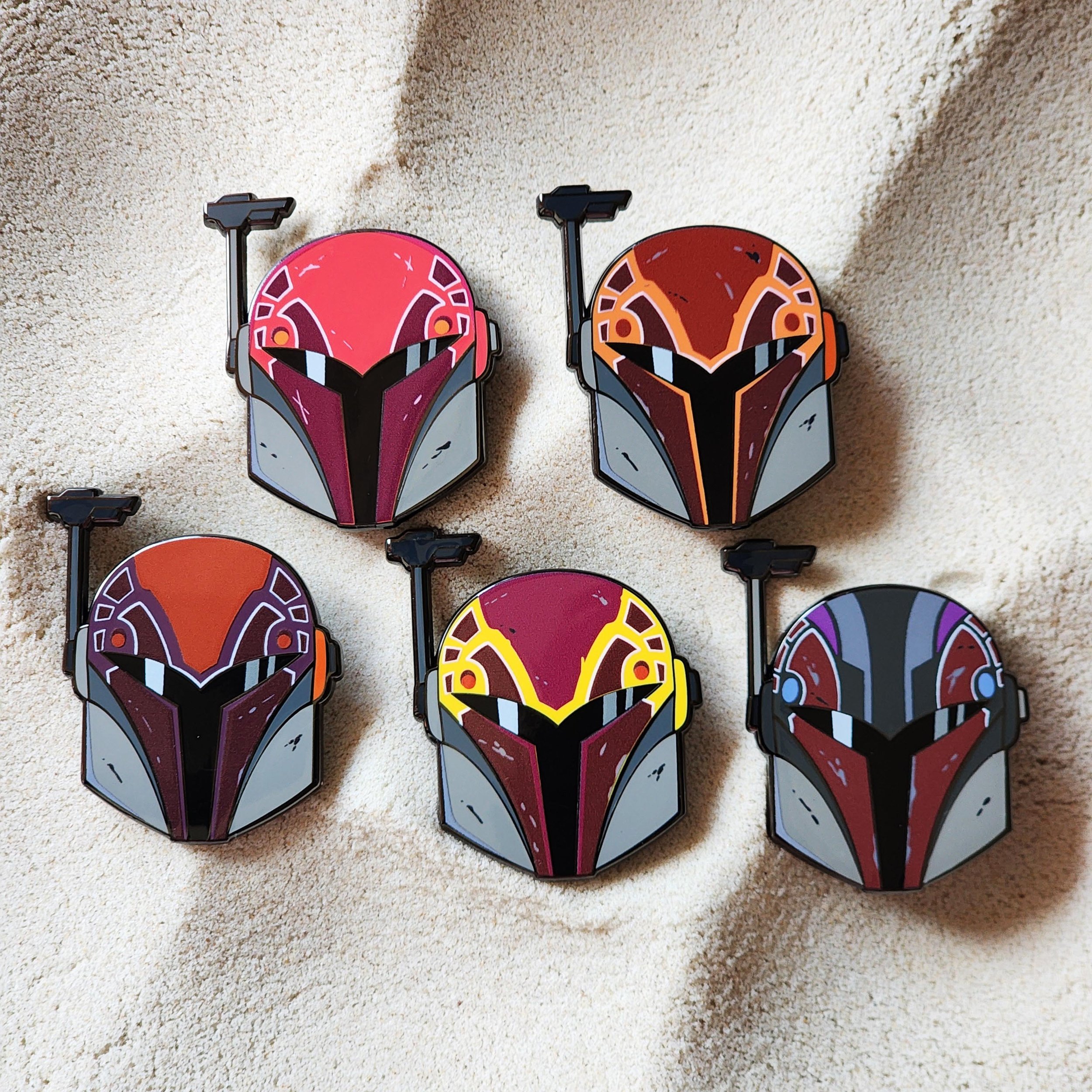 Star Wars Helmets: Sabine Set of 5