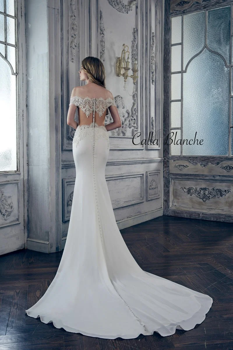 Calla Blanche Kylie wedding dress available at My Best Friend Jenna in Jackson, TN