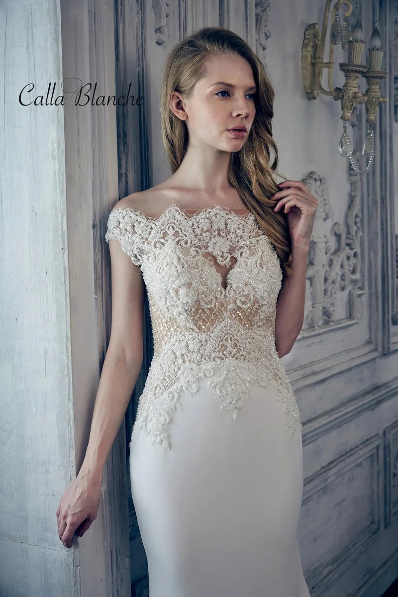 Calla Blanche Kylie wedding dress available at My Best Friend Jenna in Jackson, TN