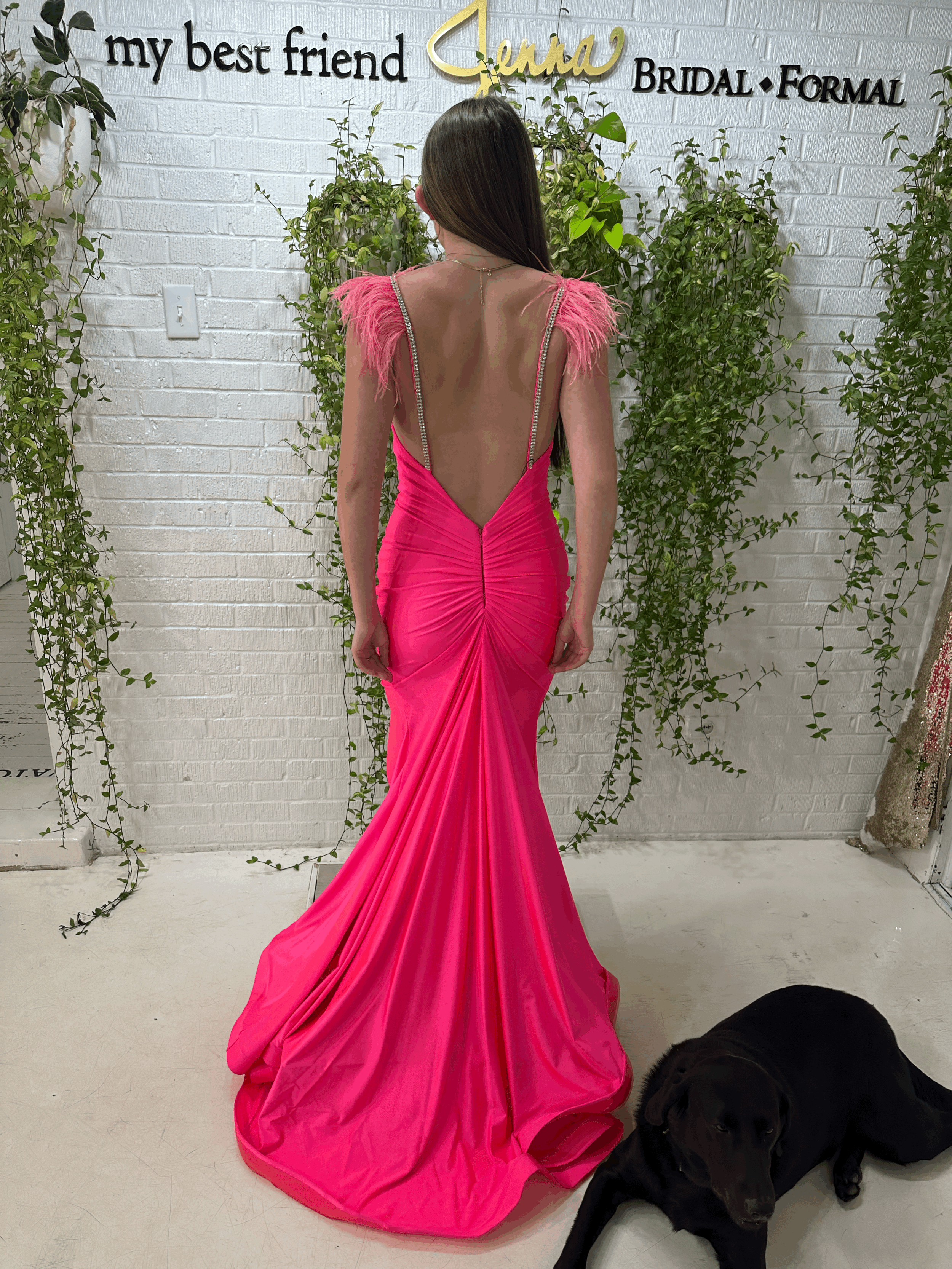 Jessica Angel Coral Dress available at My Best Friend Jenna's in Jackson, TN