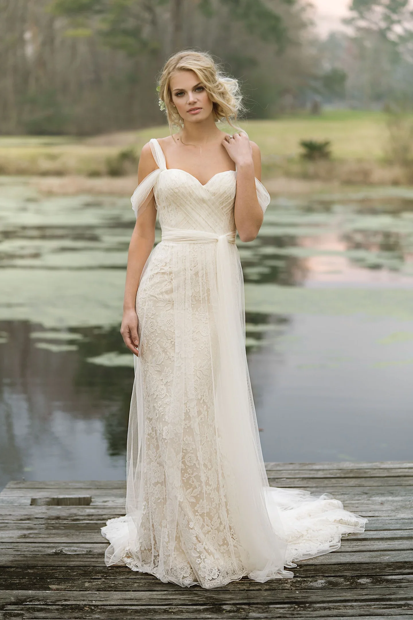 Lillian West wedding dress available at My Best Friend Jenna in Jackson, TN