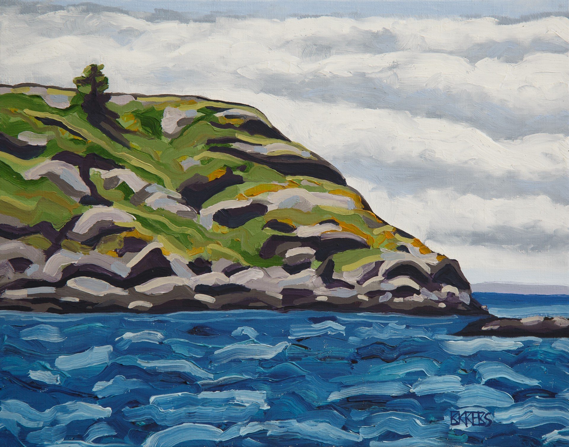 Mañana 6/1/25, 11”x14” oil on linen