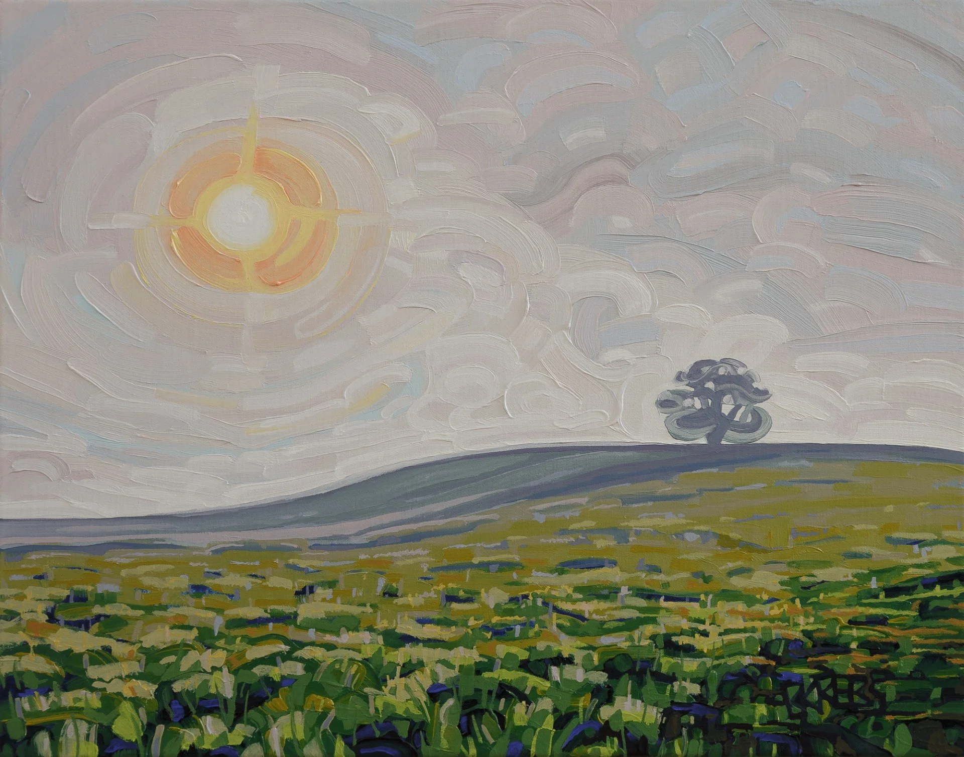 Morning Fog 2026, 11”x14” oil on linen