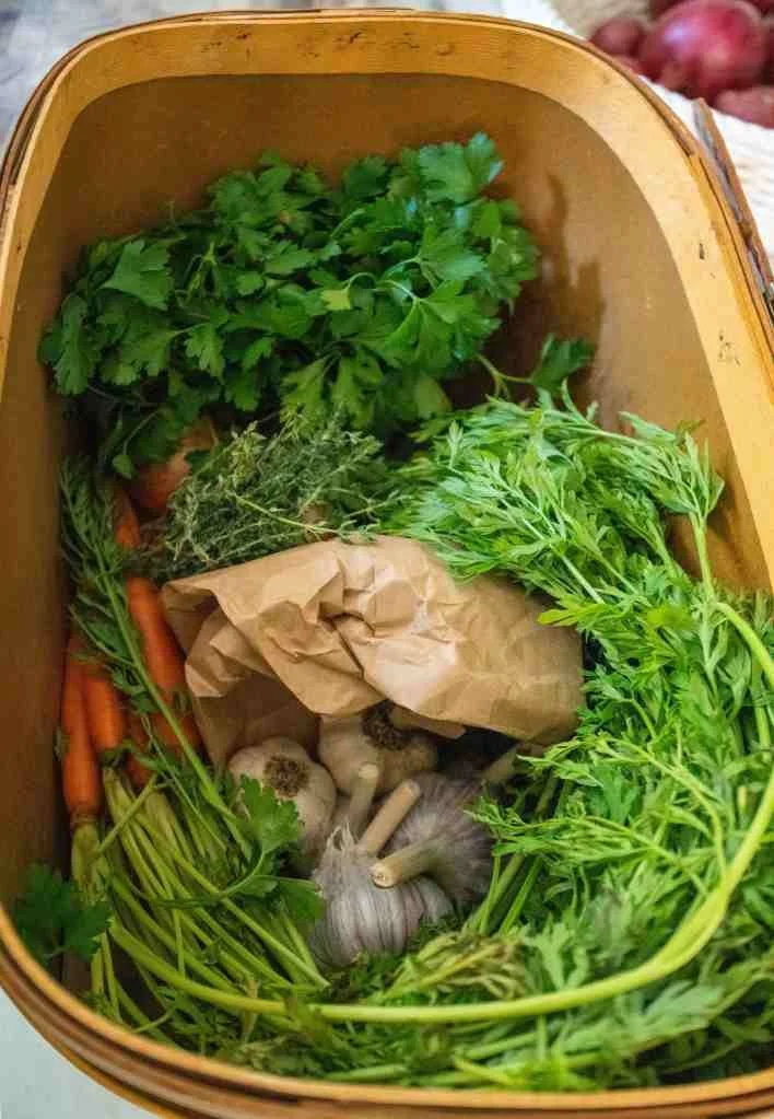 ingredients for Beef Bourguignon