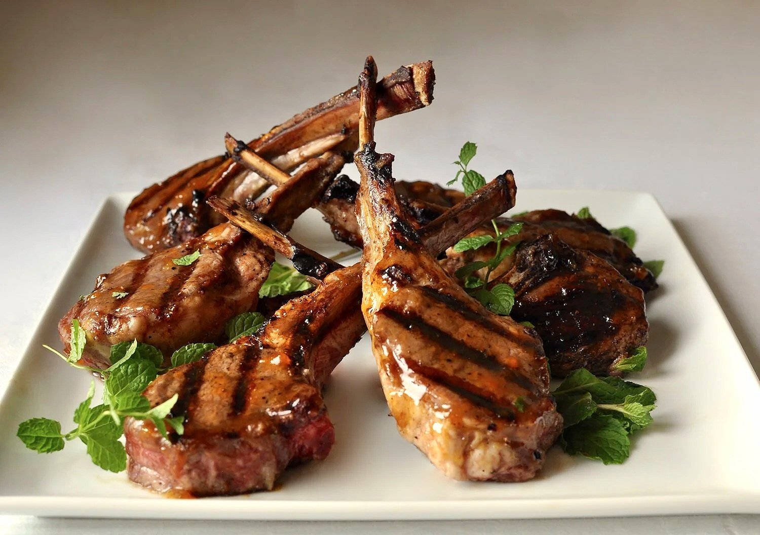 APRICOT GLAZED LAMB CHOPS