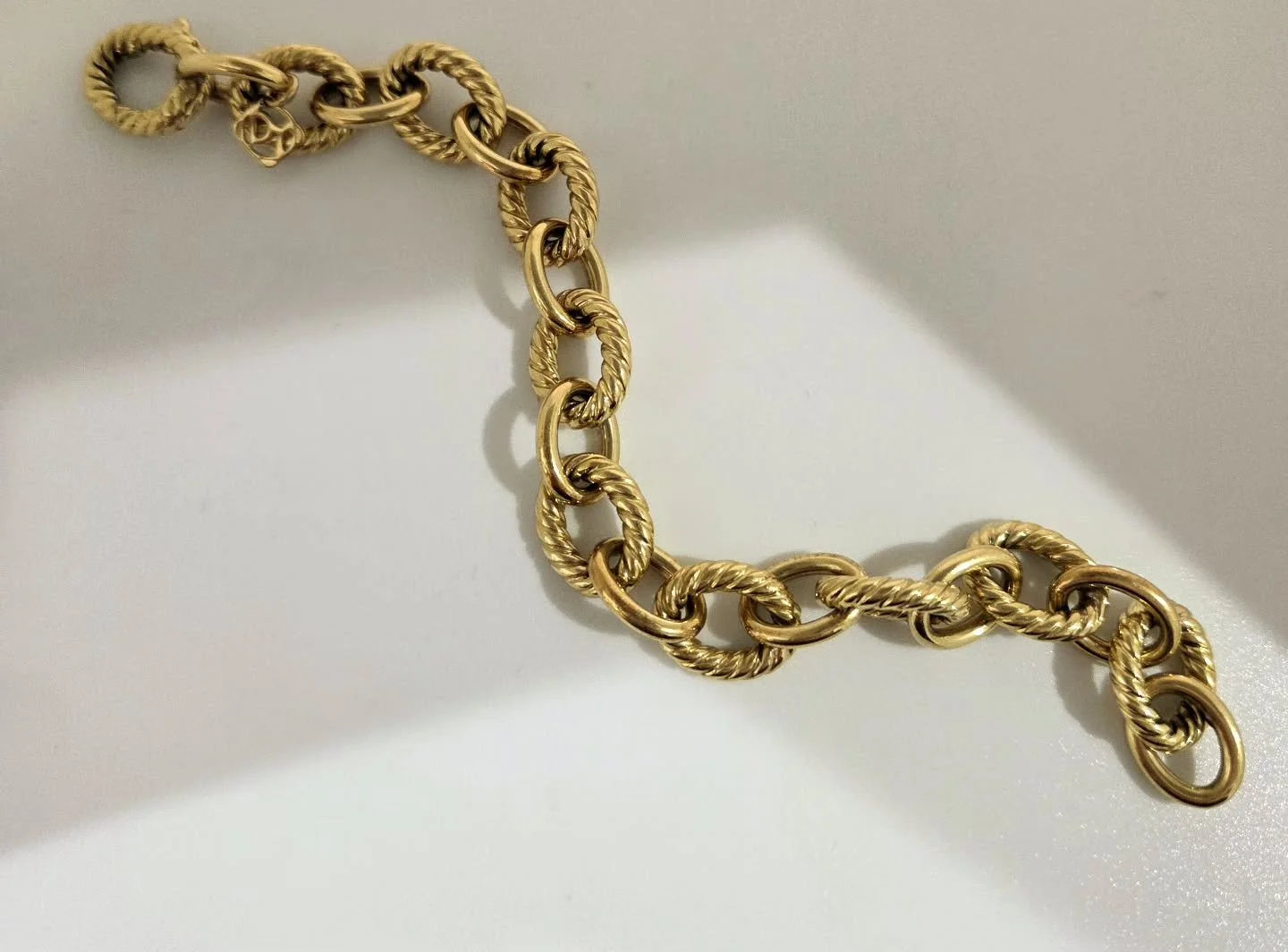 Brand new David Yurman 18kt bracelet