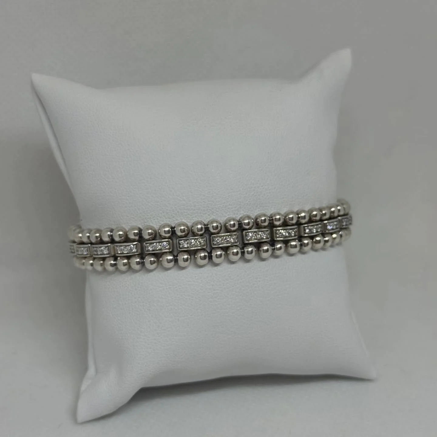Lagos diamond line bracelet.