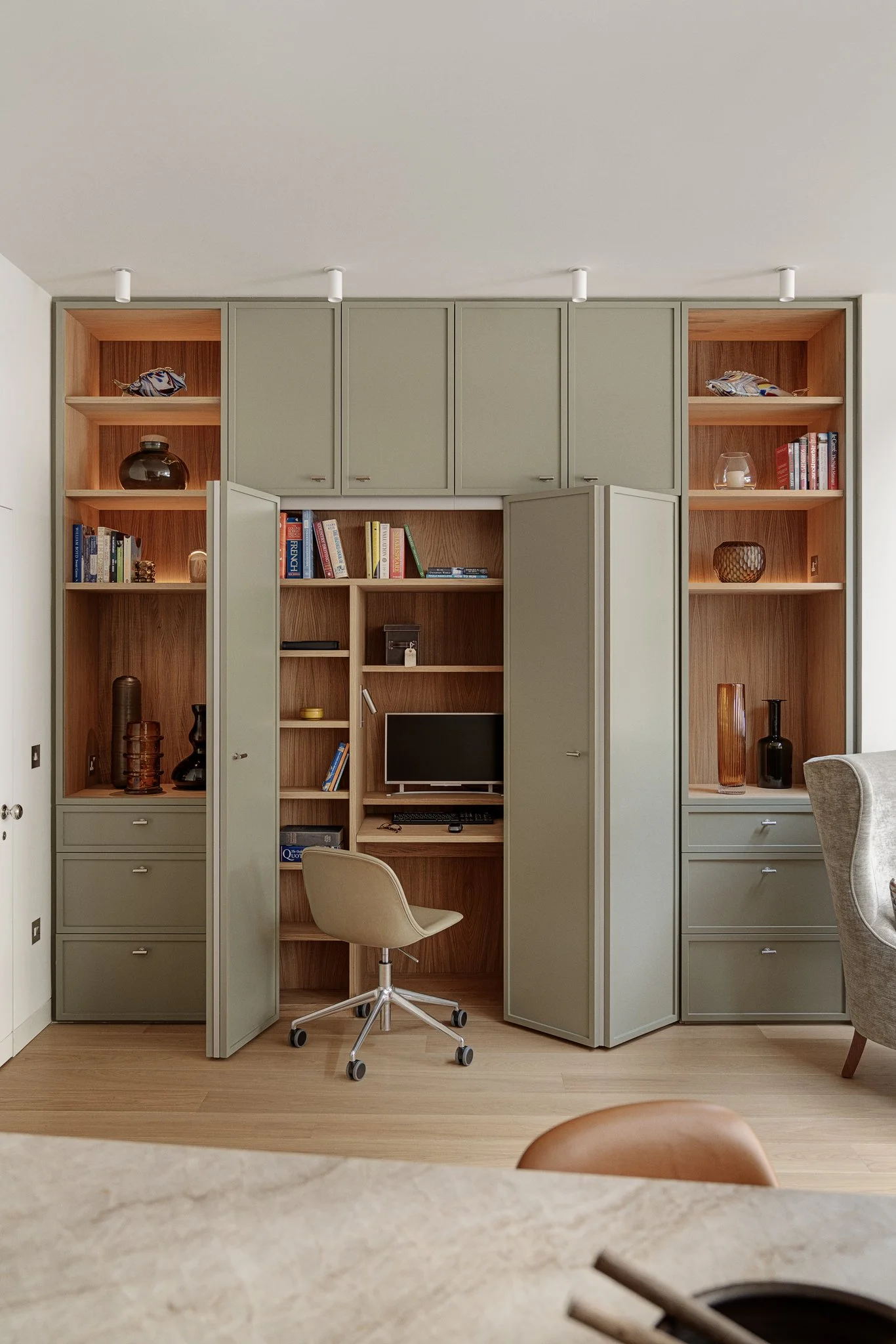 Bespoke joinery wall unit