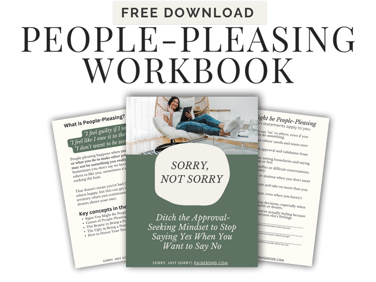 Free PeoplePleasing Workbook — Paige Bond