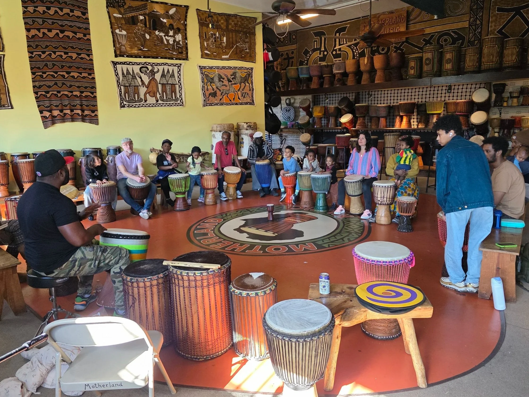 Saturday class 10am-11:30am at Motherland Music