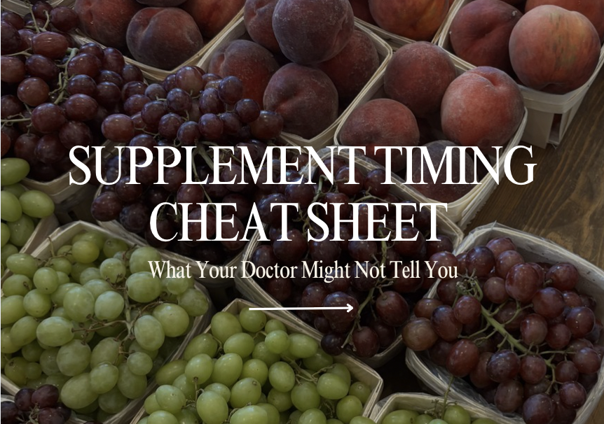 Supplement Timing Guide 