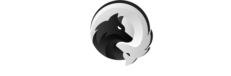 Logo for Flow Brazilian Jiu-Jitsu featuring a stylized black and white dragon head in the center.