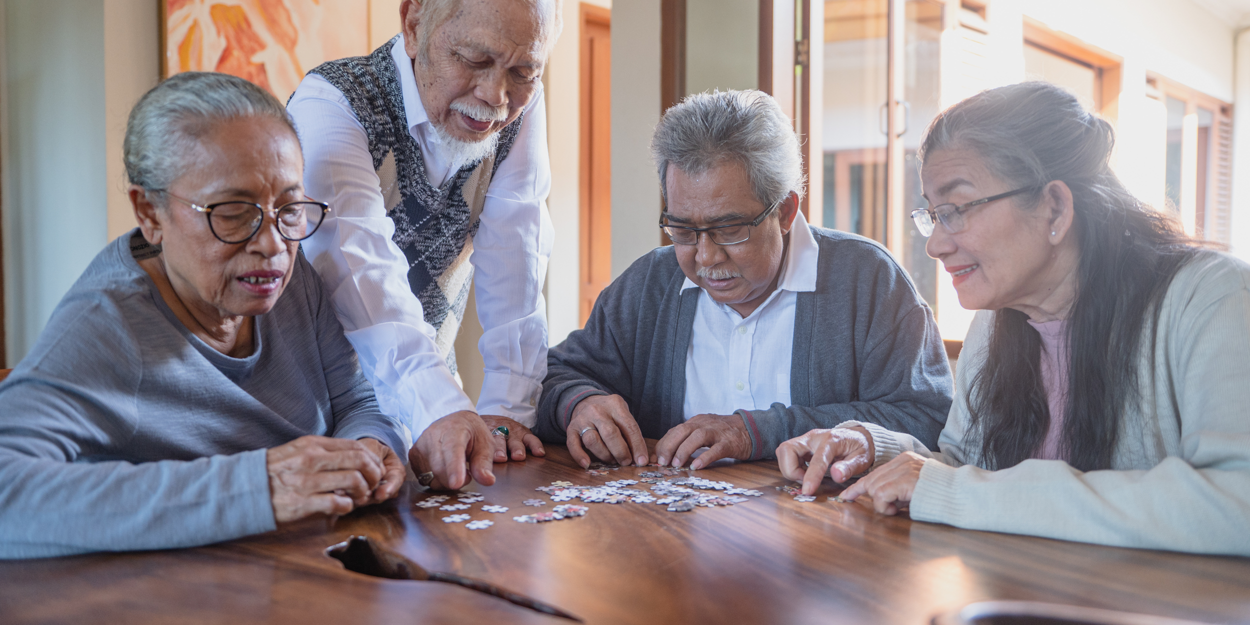 Creative &amp; Social Activities for Seniors with Low Vision