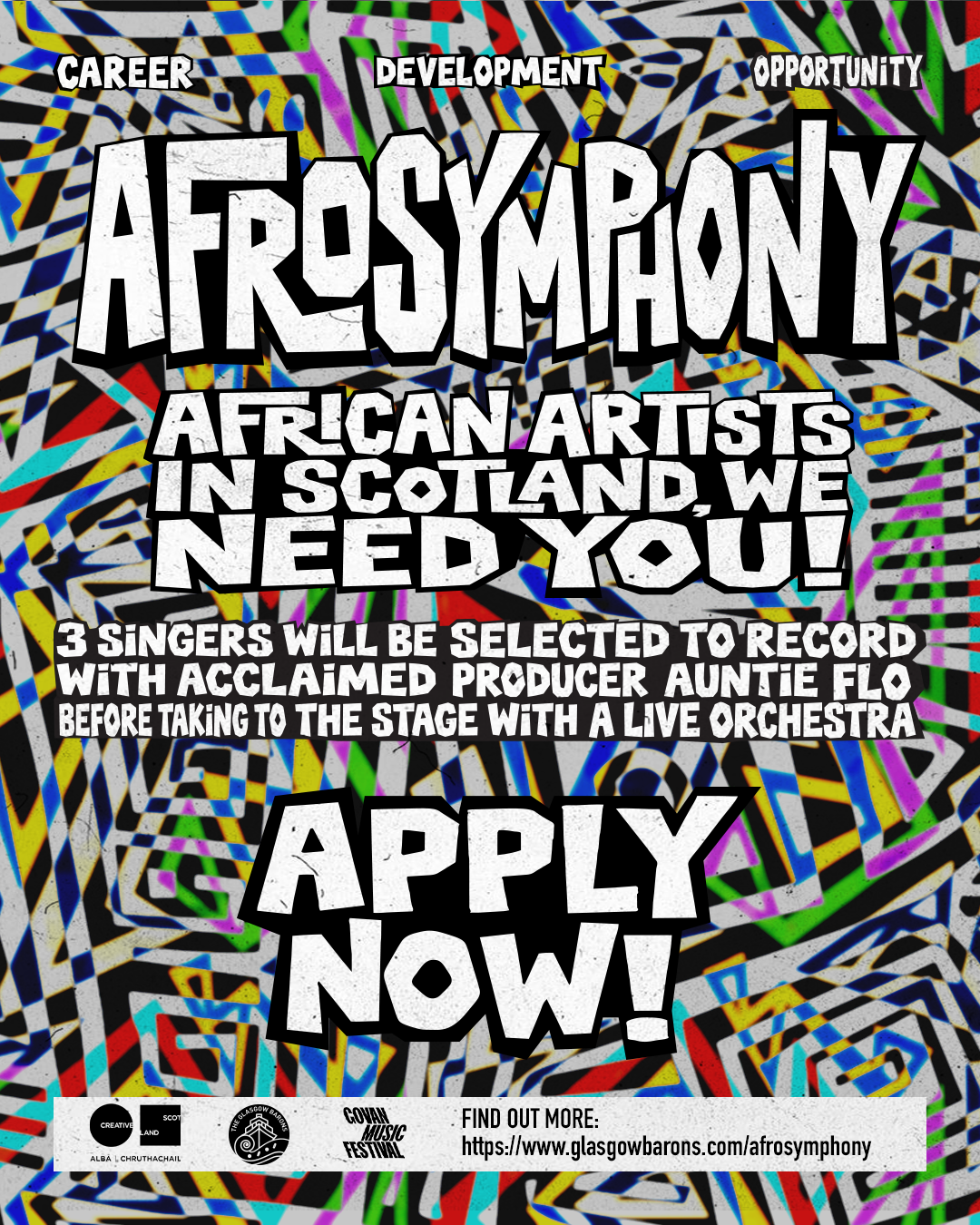 Afrosymphony Search Launched across Scotland | Zoe Sievwright