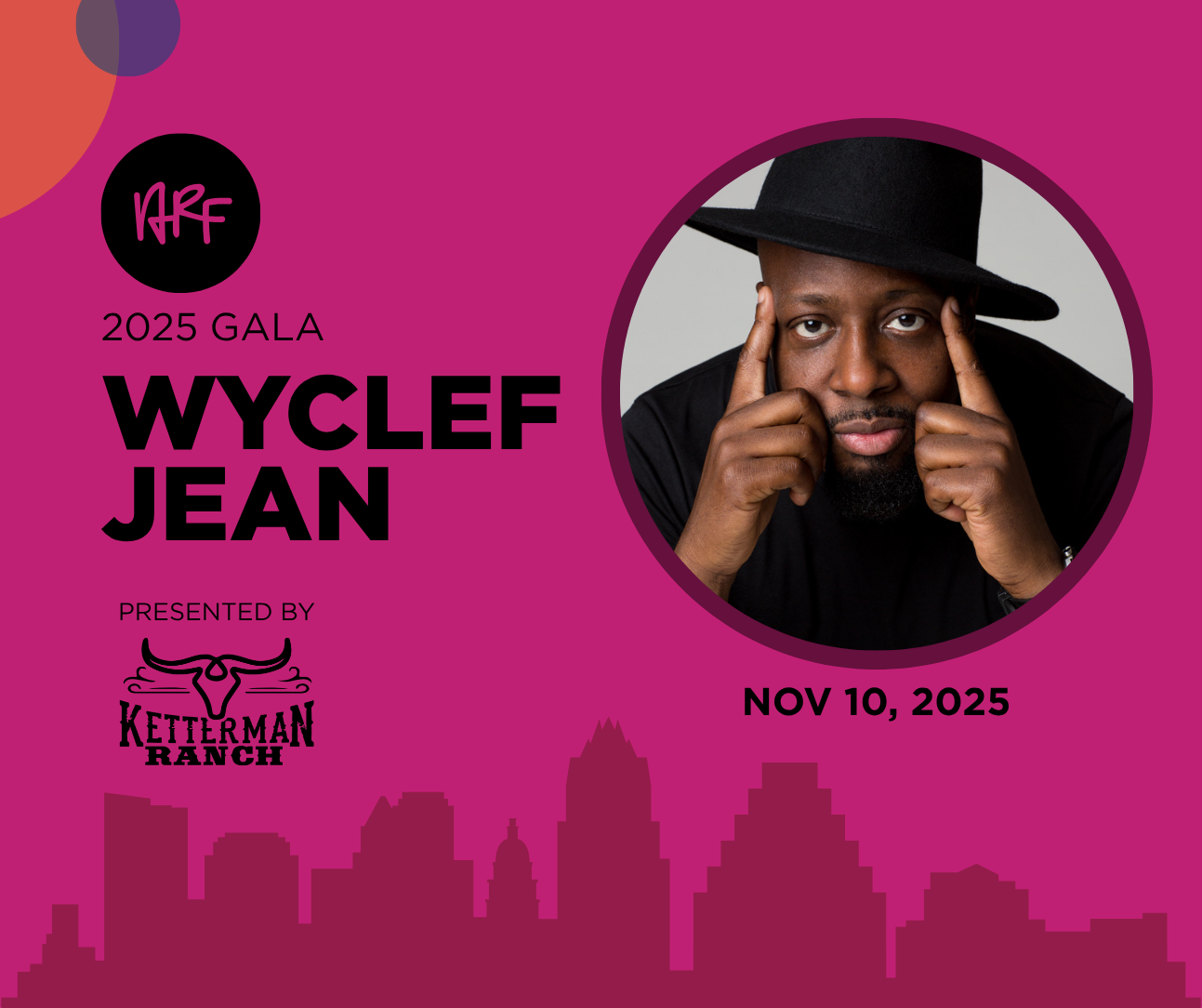 Wyclef Jean to Perform at 2025 Andy Roddick Foundation Gala