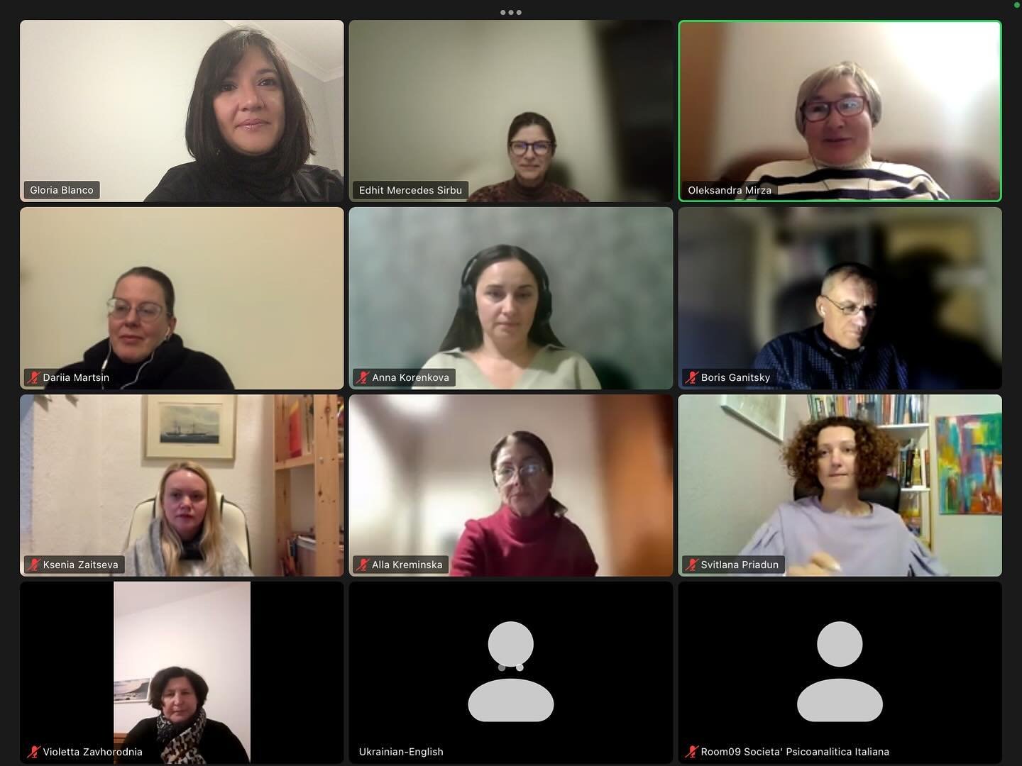 So thrilled to have moderated the clinical case presentation with the amazing Edit Sirbu from the Romanian Psychoanalytical Society! 🌟 Her case was discusses by Oleksandra Mirza, President of the Ukrainian Psychoanalytical Society. What an enriching