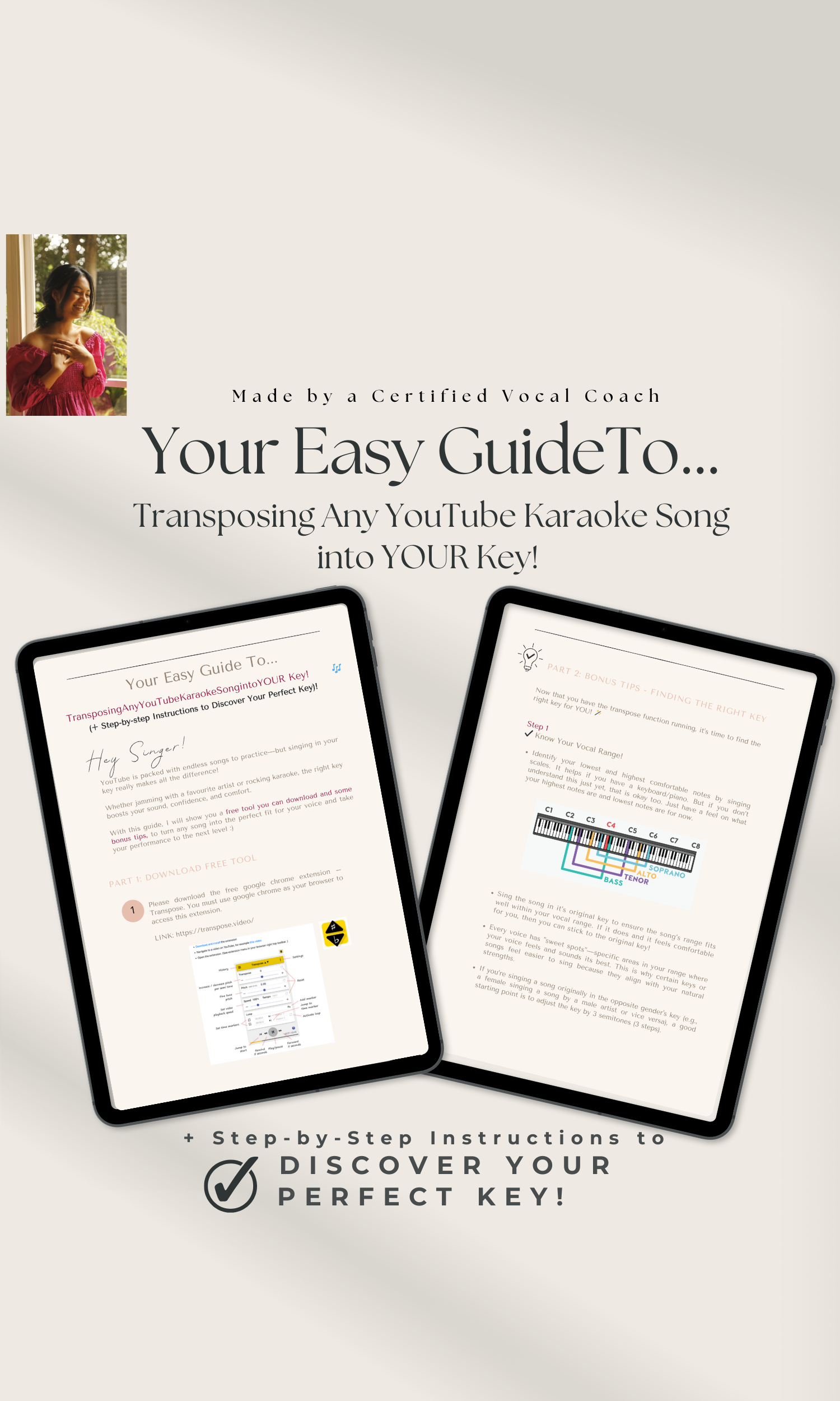 Your Easy Guide To... Transposing Any YouTube Karaoke Song into YOUR Key!
