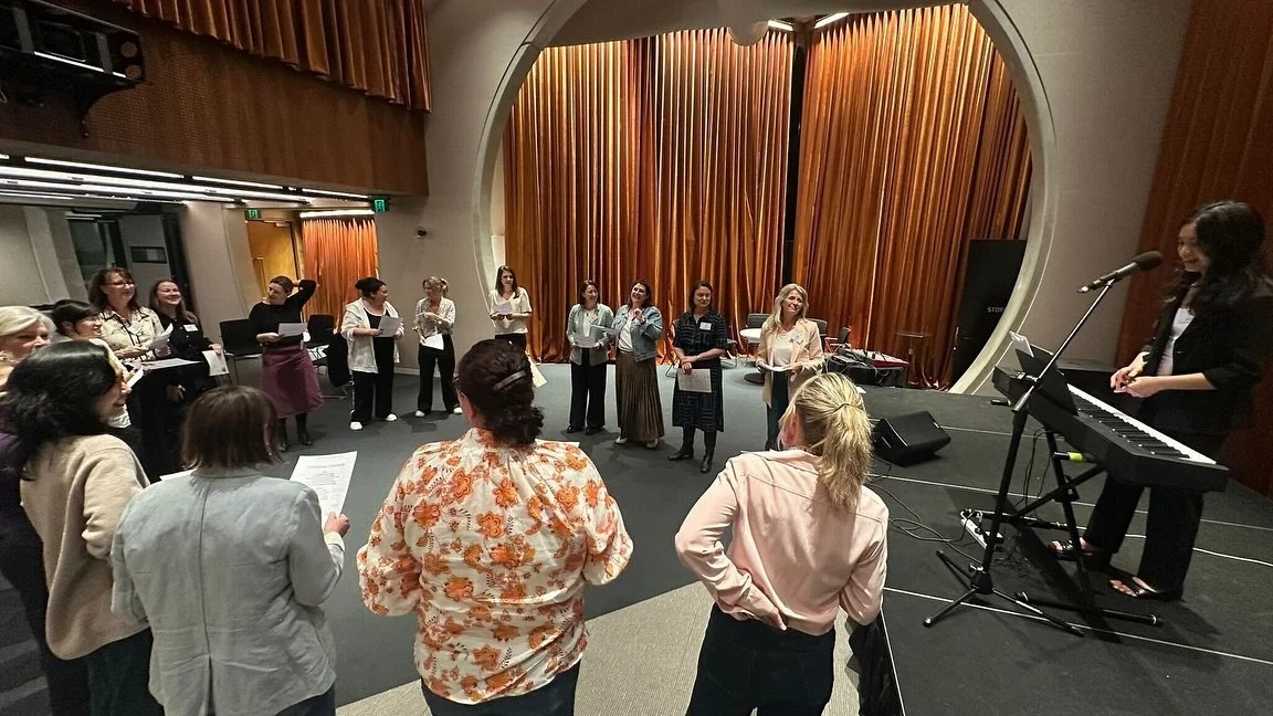 So grateful for the opportunity to lead a singing class with Mentor Walks Melbourne ✨

We laughed, we sang, and we explored the power of voice as a way to connect, uplift, and celebrate the incredible women in the room 💜

A huge thank you to the ama