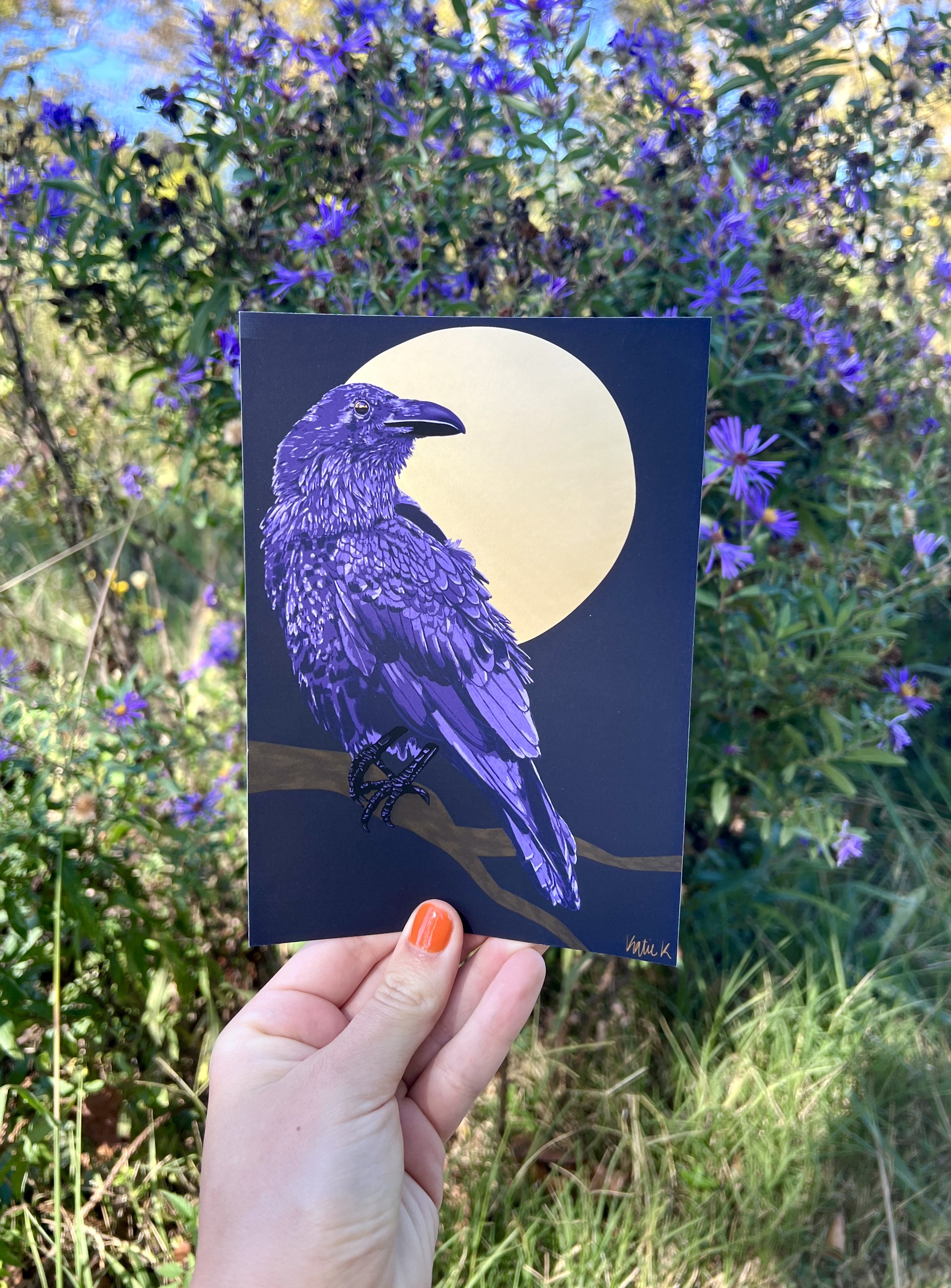 Lunar Raven Print