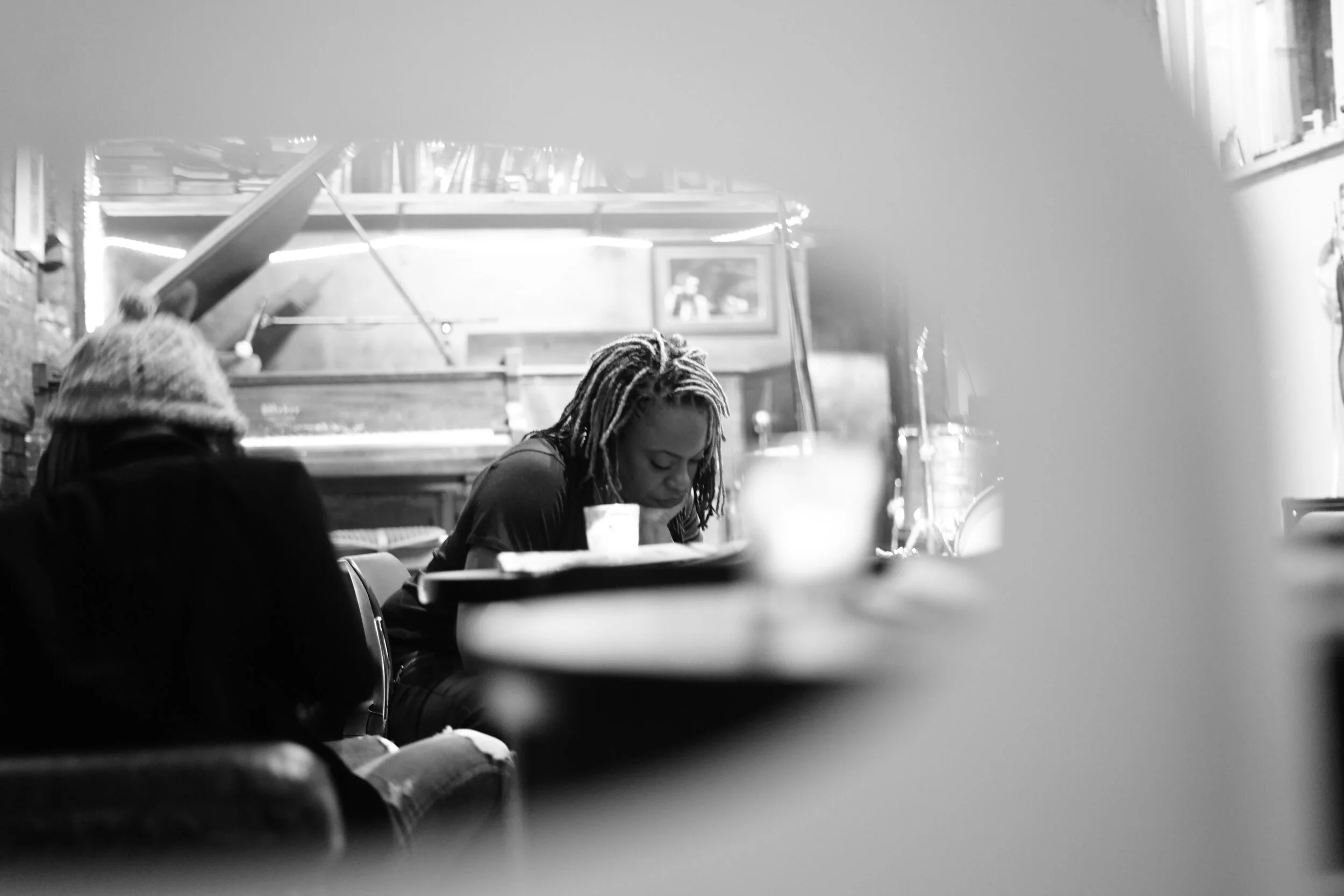 Writing writing always writing... a preshow review of comedy show at the  Williamsburg Music center.