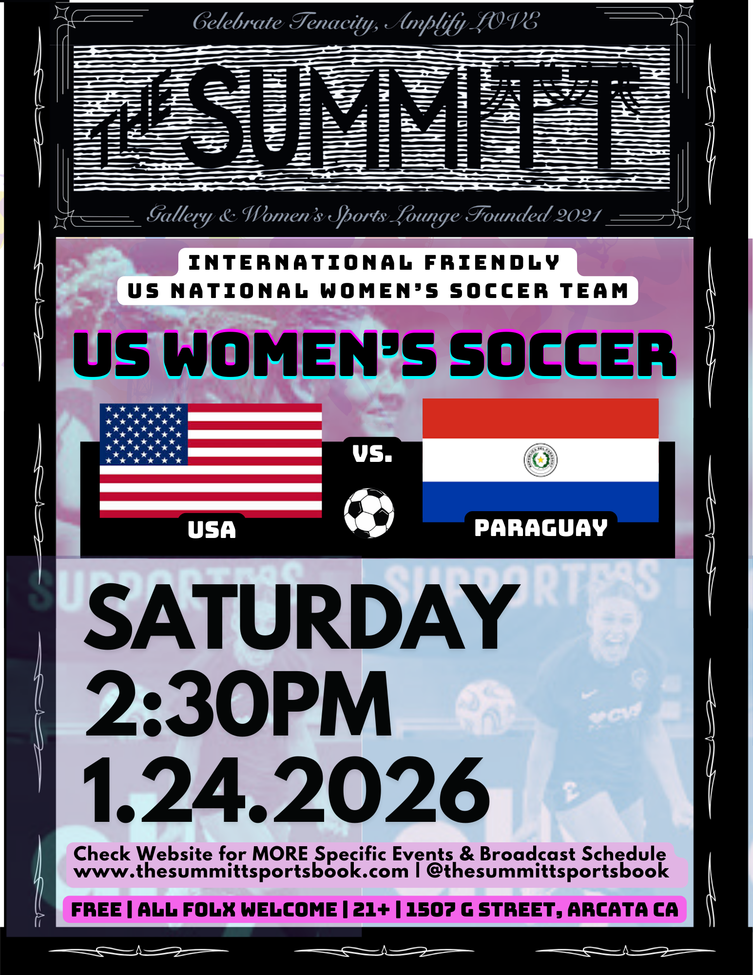 US Women’s Soccer @ The Summitt