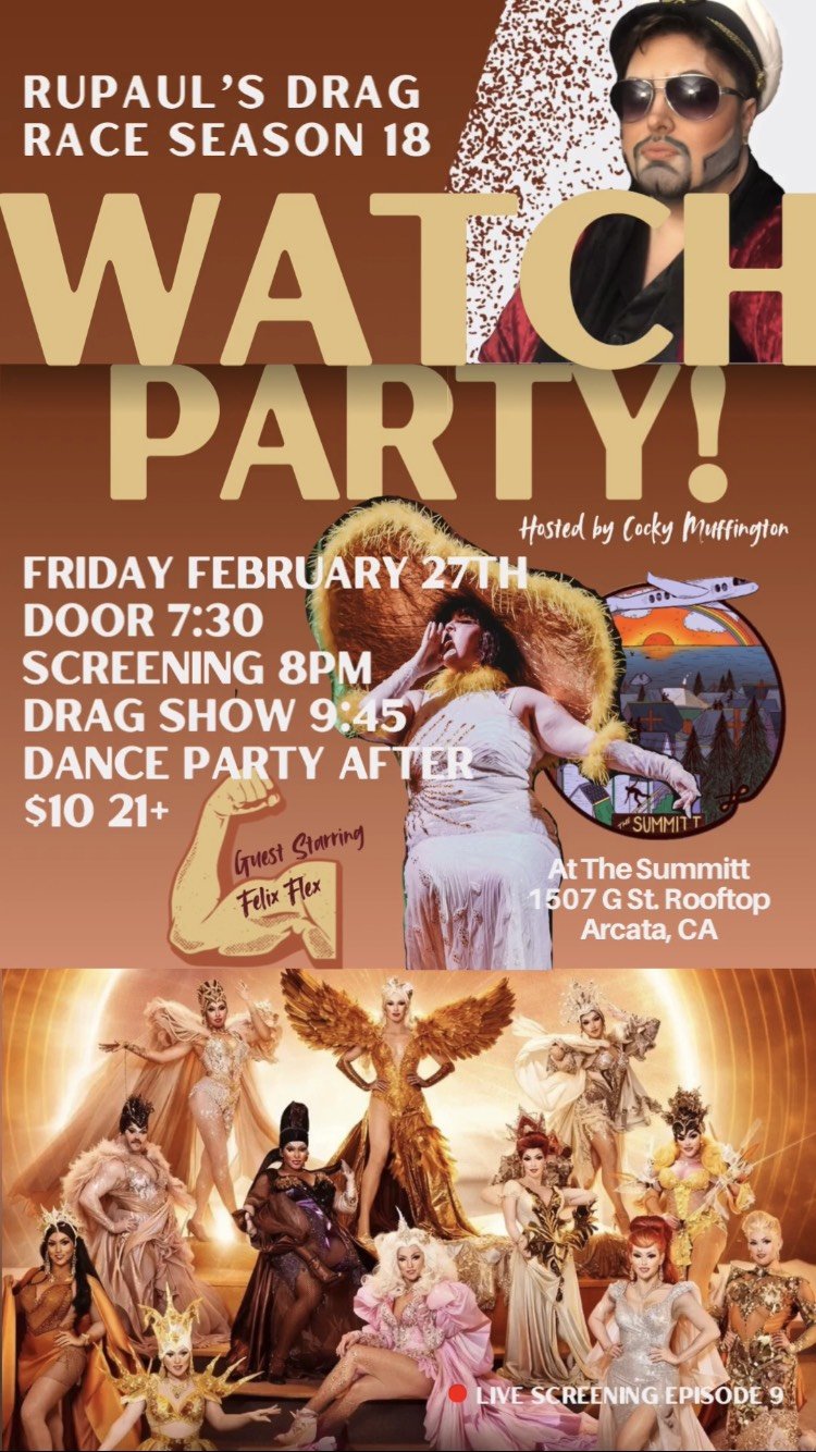 Rupaul's Drag Race Weekly Viewing Party AND Drag Show at The Summitt!! 