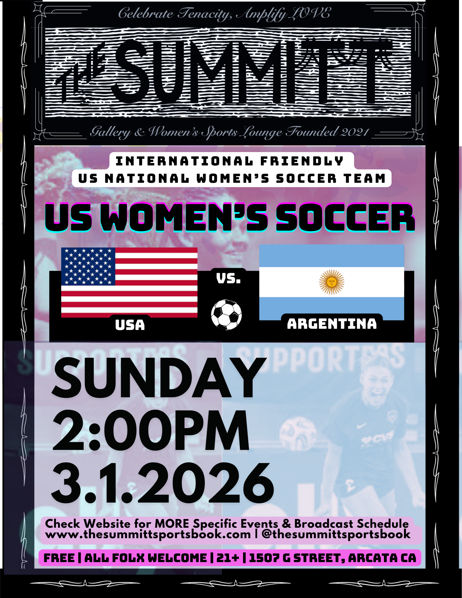 US Women’s Soccer @ The Summitt