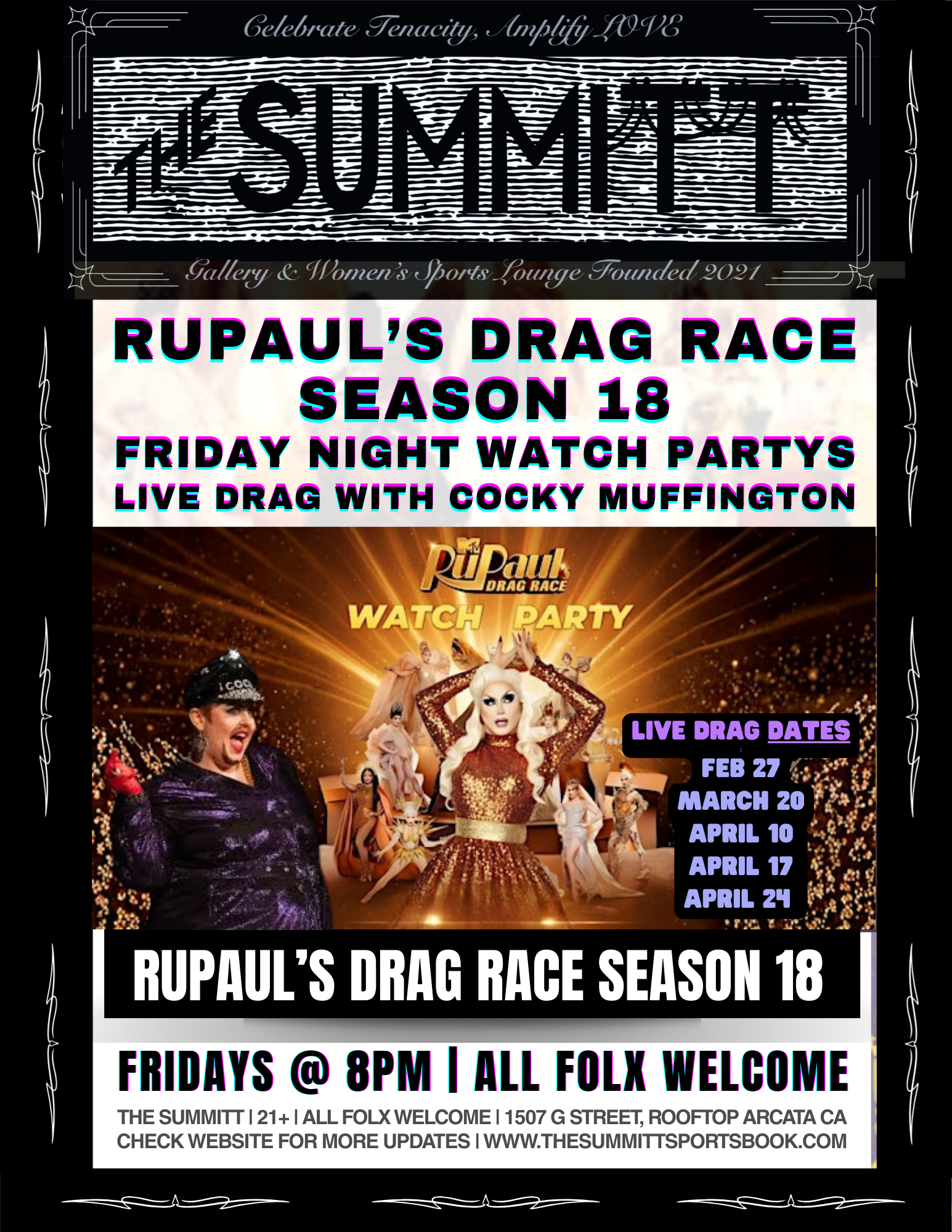 Rupaul's Drag Race Weekly Viewing Party
