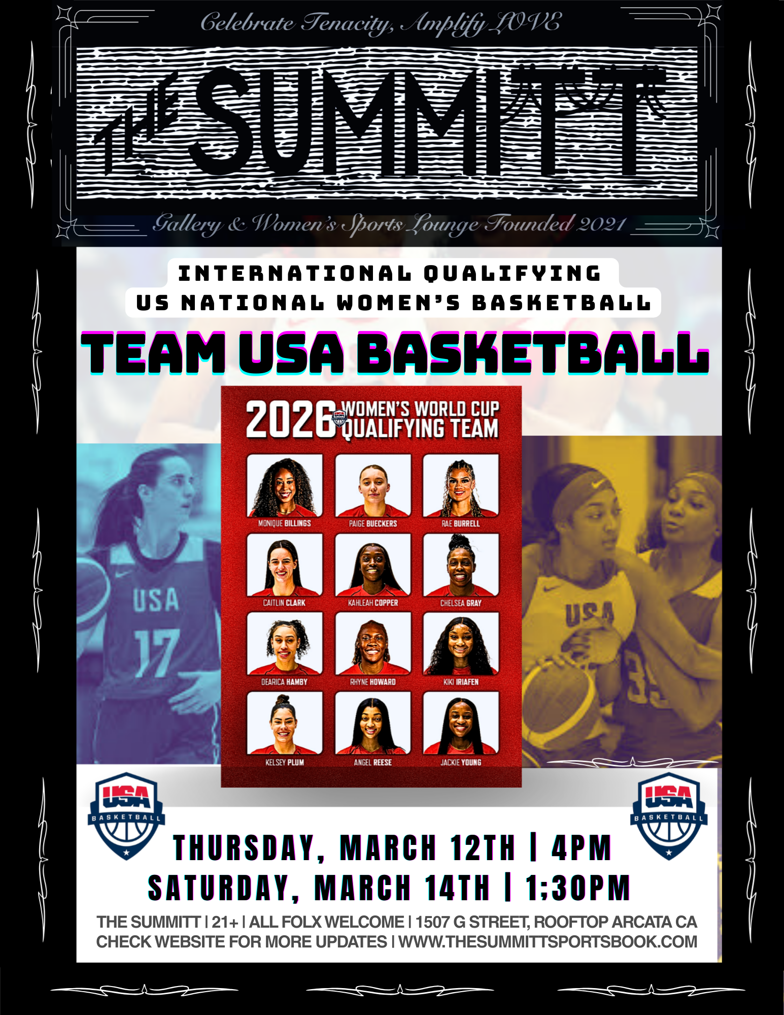 Team USA Women’s Basketball @ The Summitt