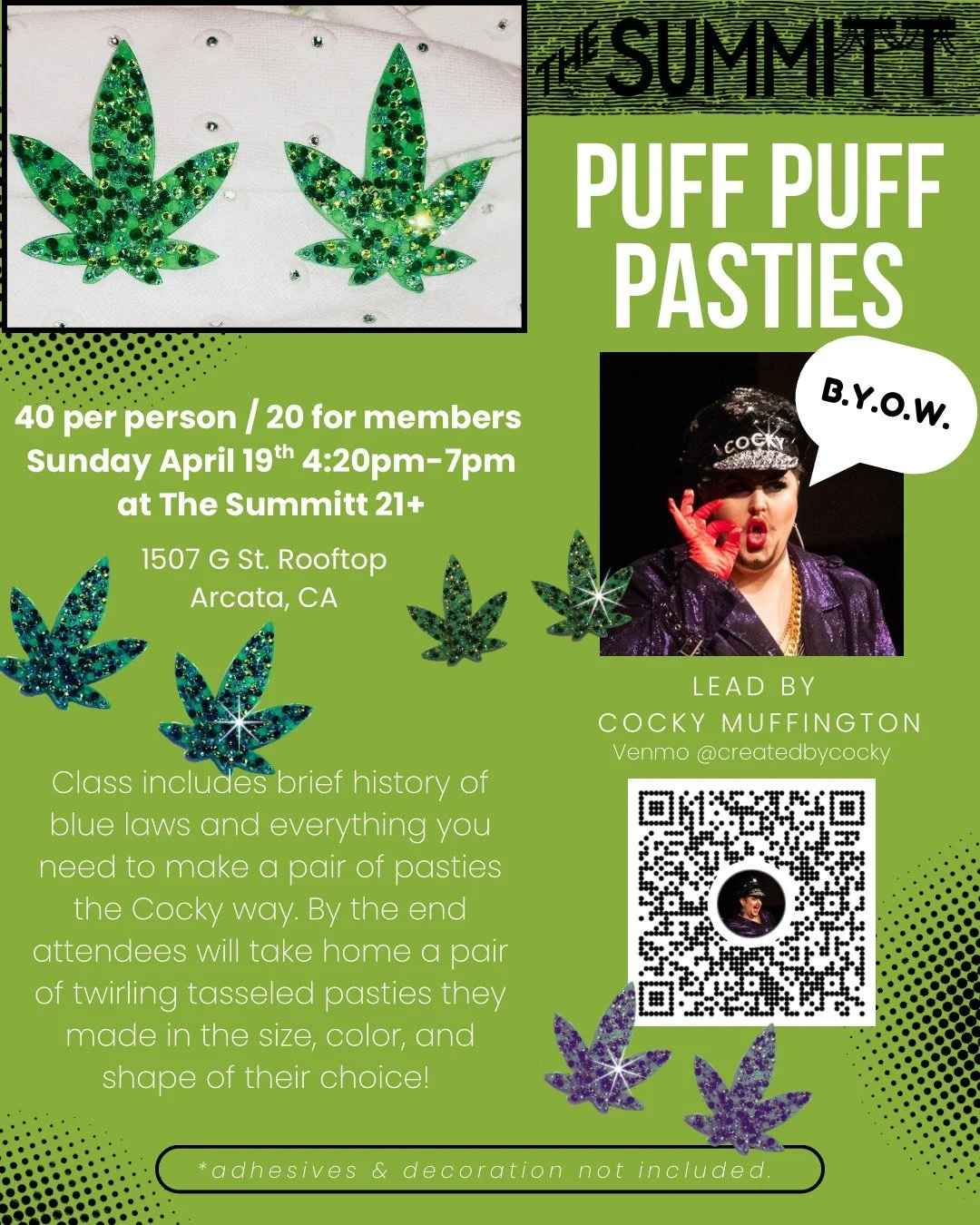 Puff n’ Pasties Workshop with Cocky Muffington