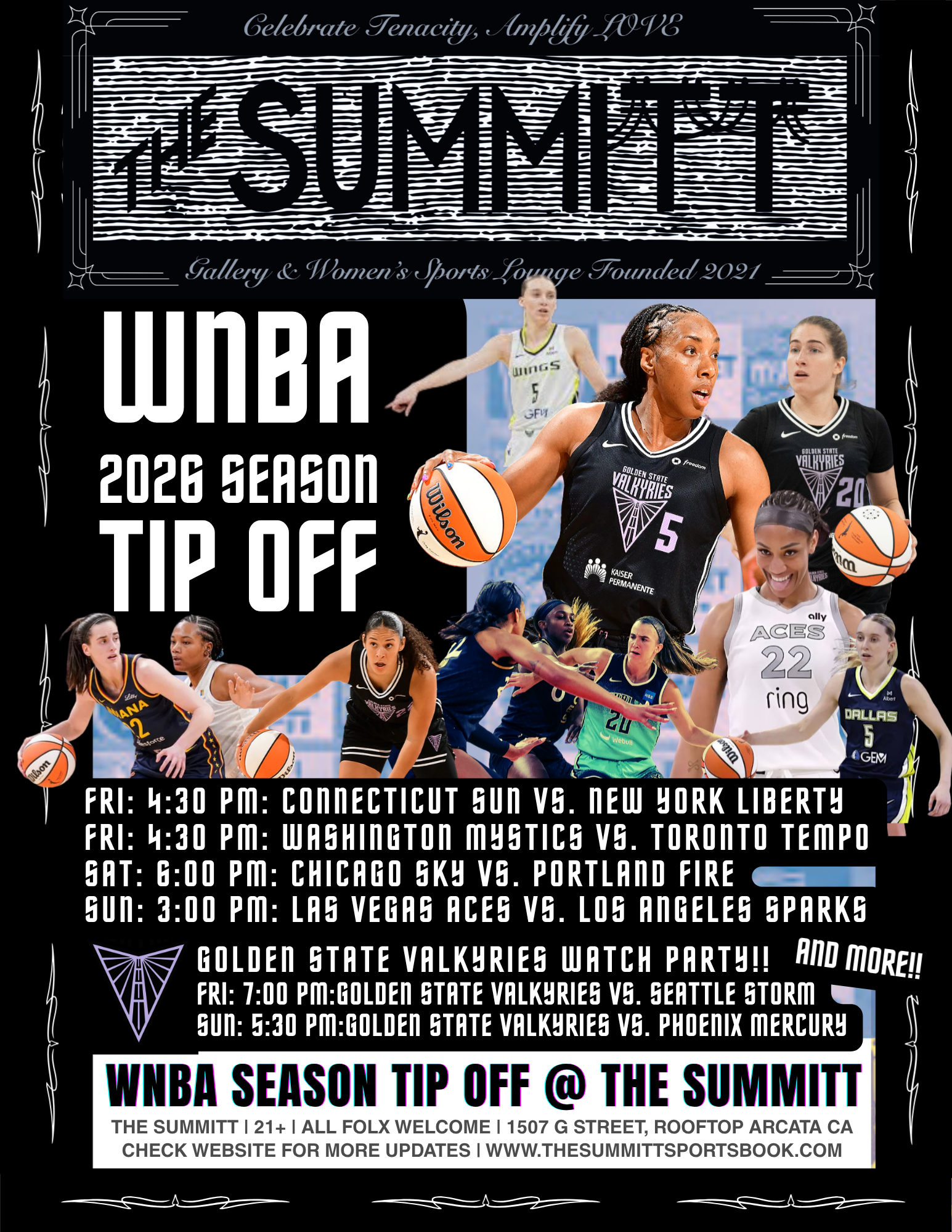 WNBA Golden State Valkyries Watch Party @ The Summitt