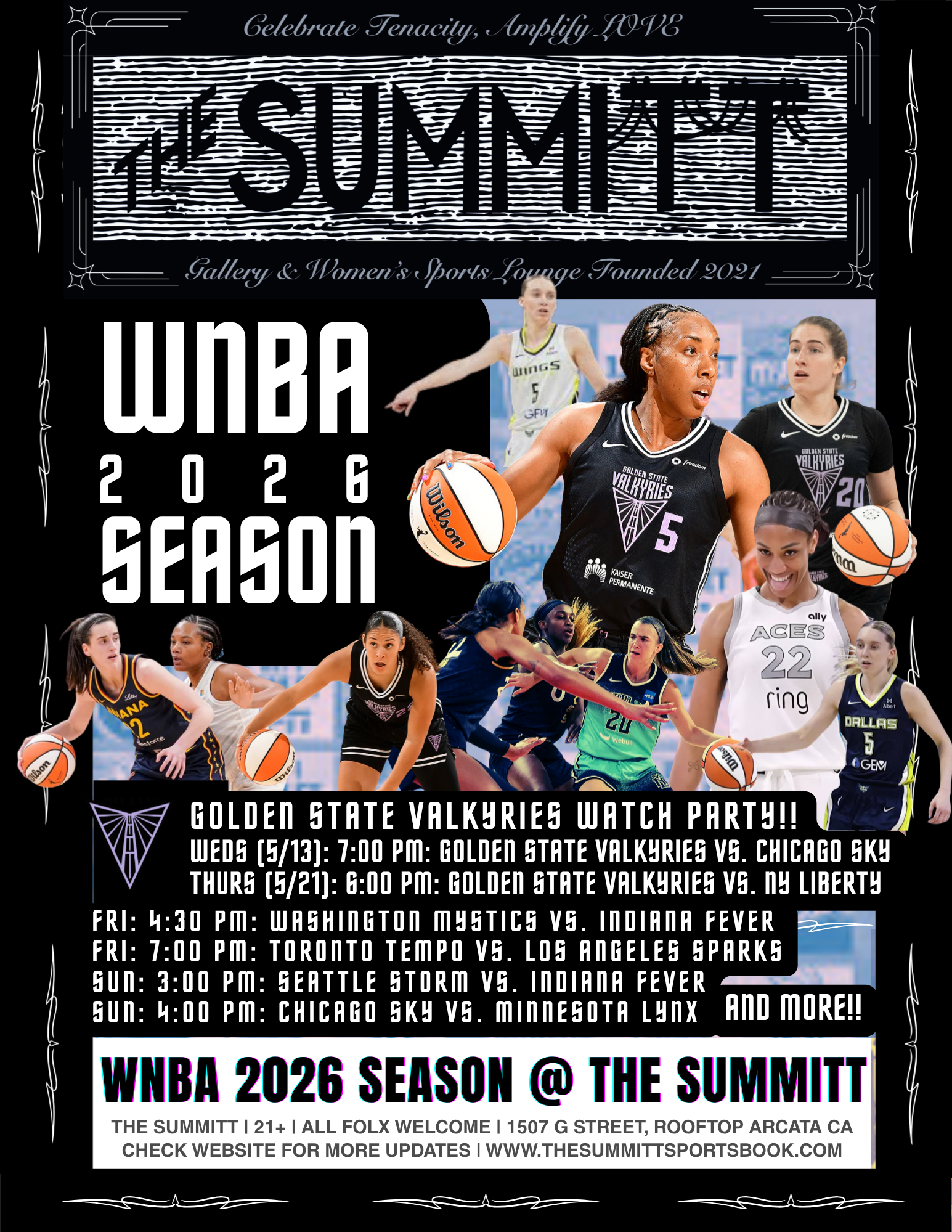 WNBA Golden State Valkyries Watch Party @ The Summitt