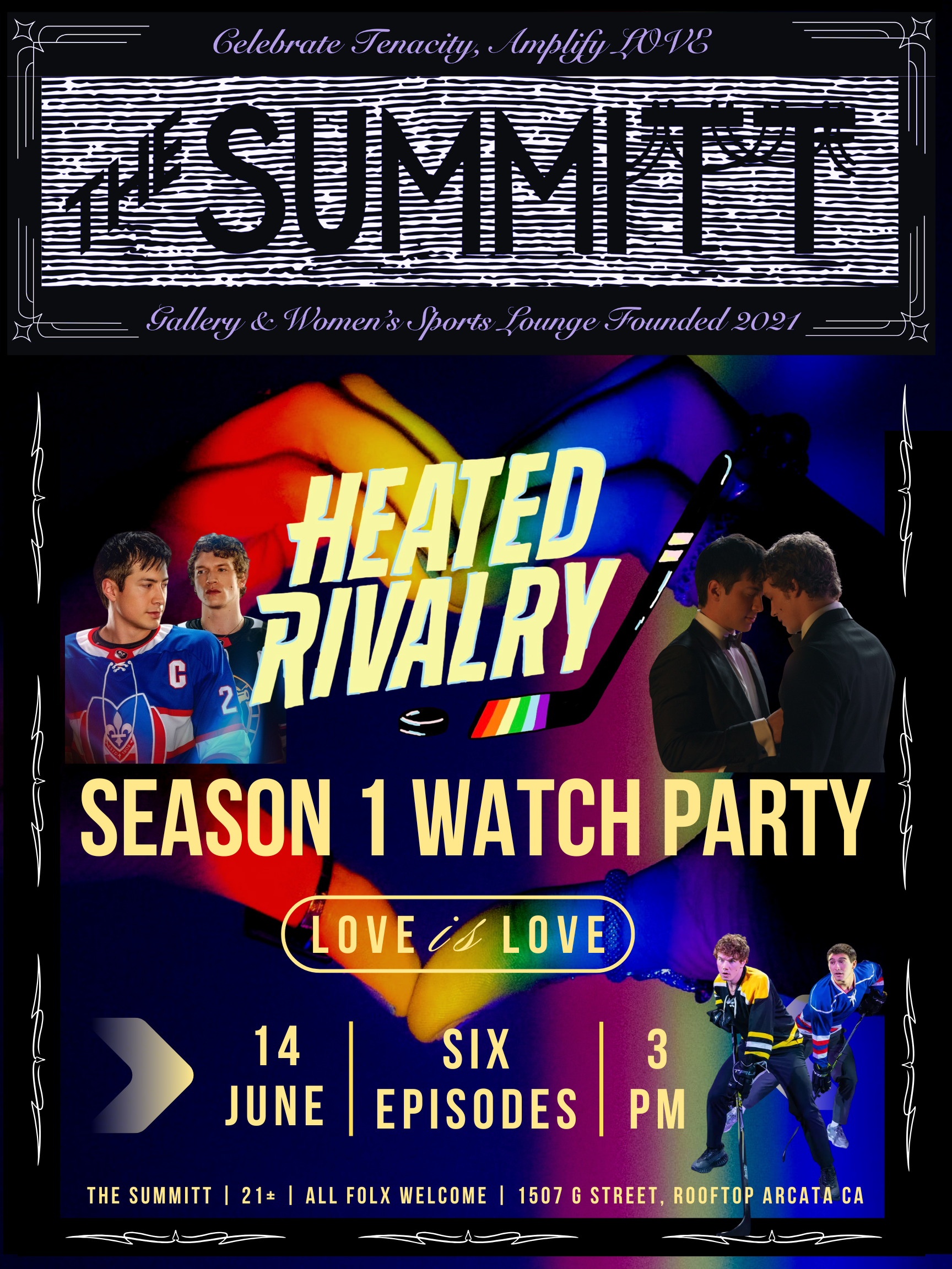 Heated Rivalry Watch Party at The Summitt!