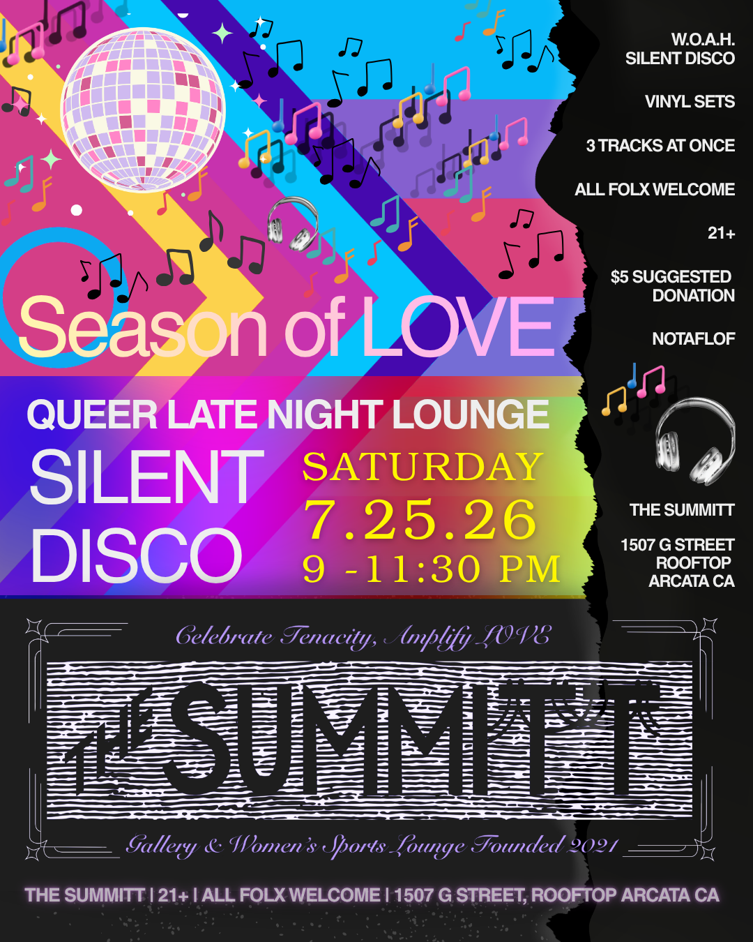 Queer Late Night Lounge &amp; Silent Disco at The Summitt