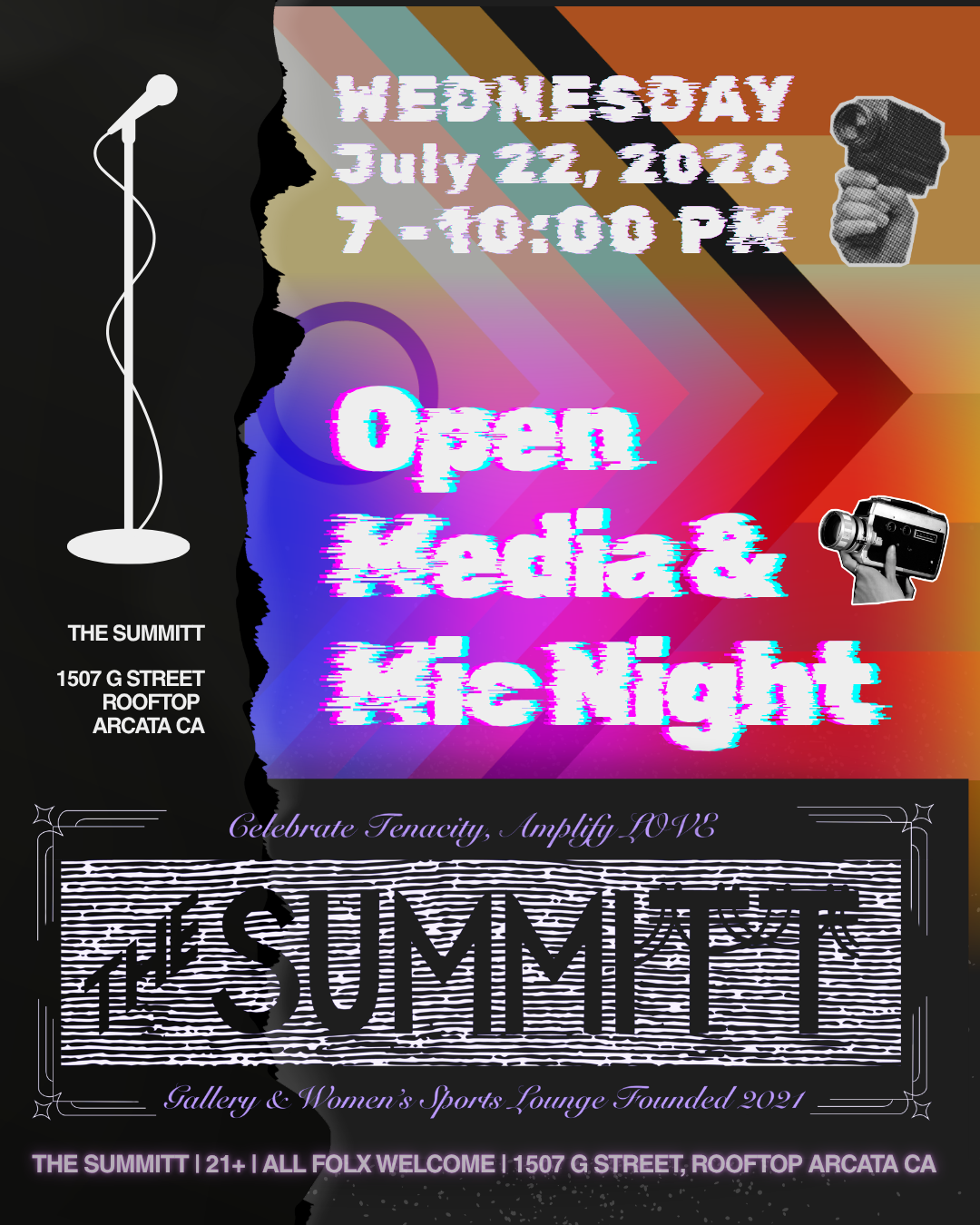 Open Media &amp; Mic Night @ The Summitt