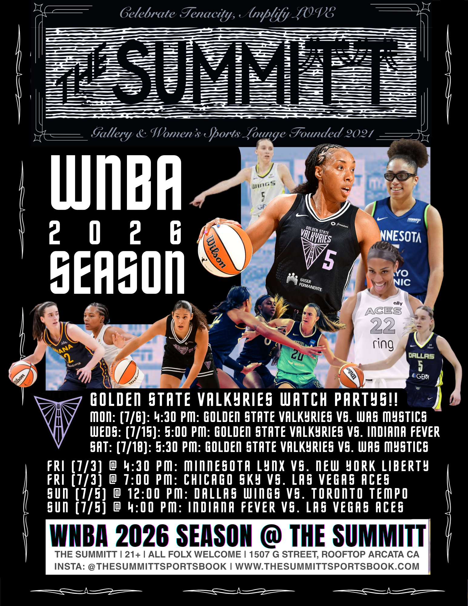 WNBA &amp; Golden State Valkyries Watch Party @ The Summitt