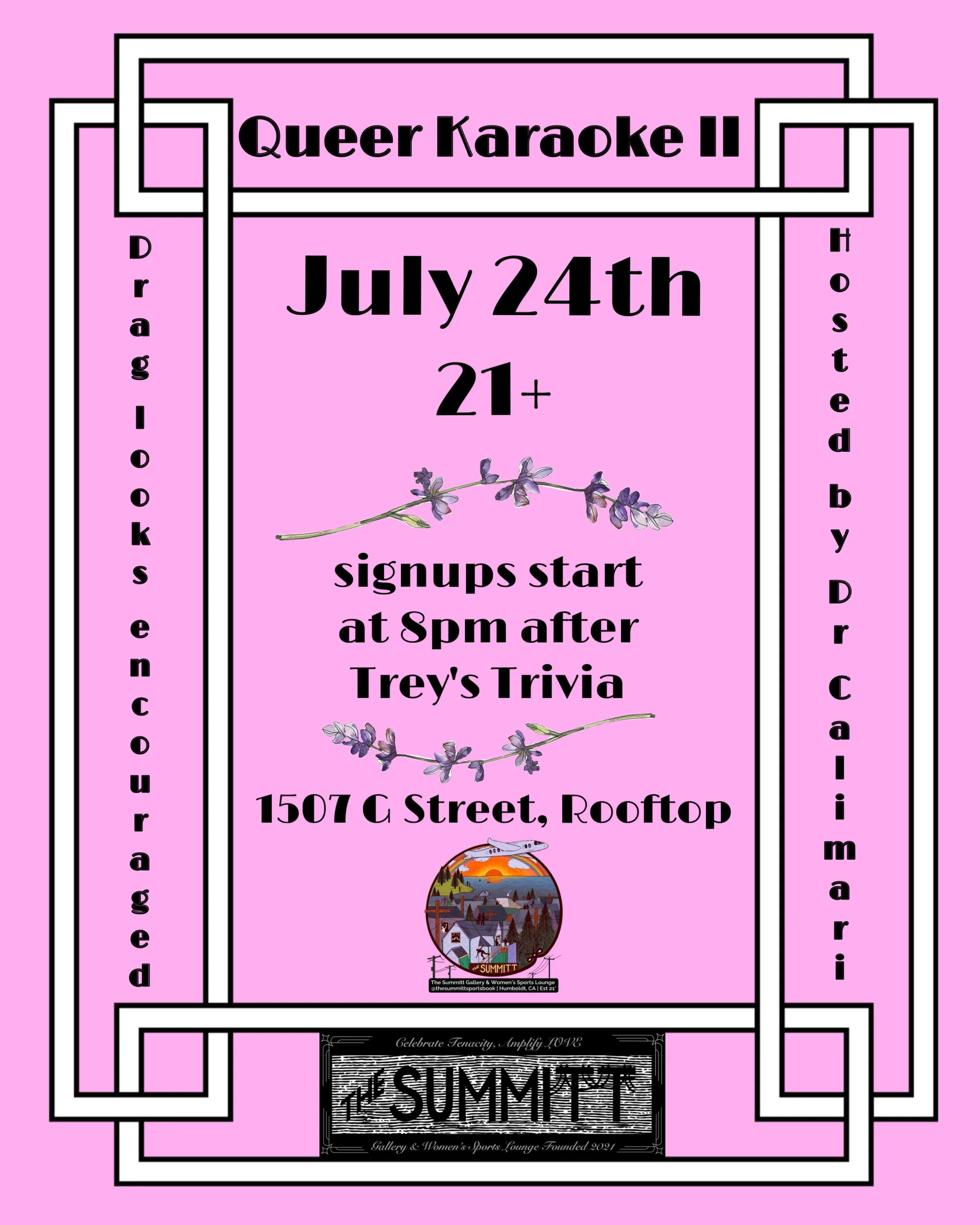Queer Karaoke at The Summitt!