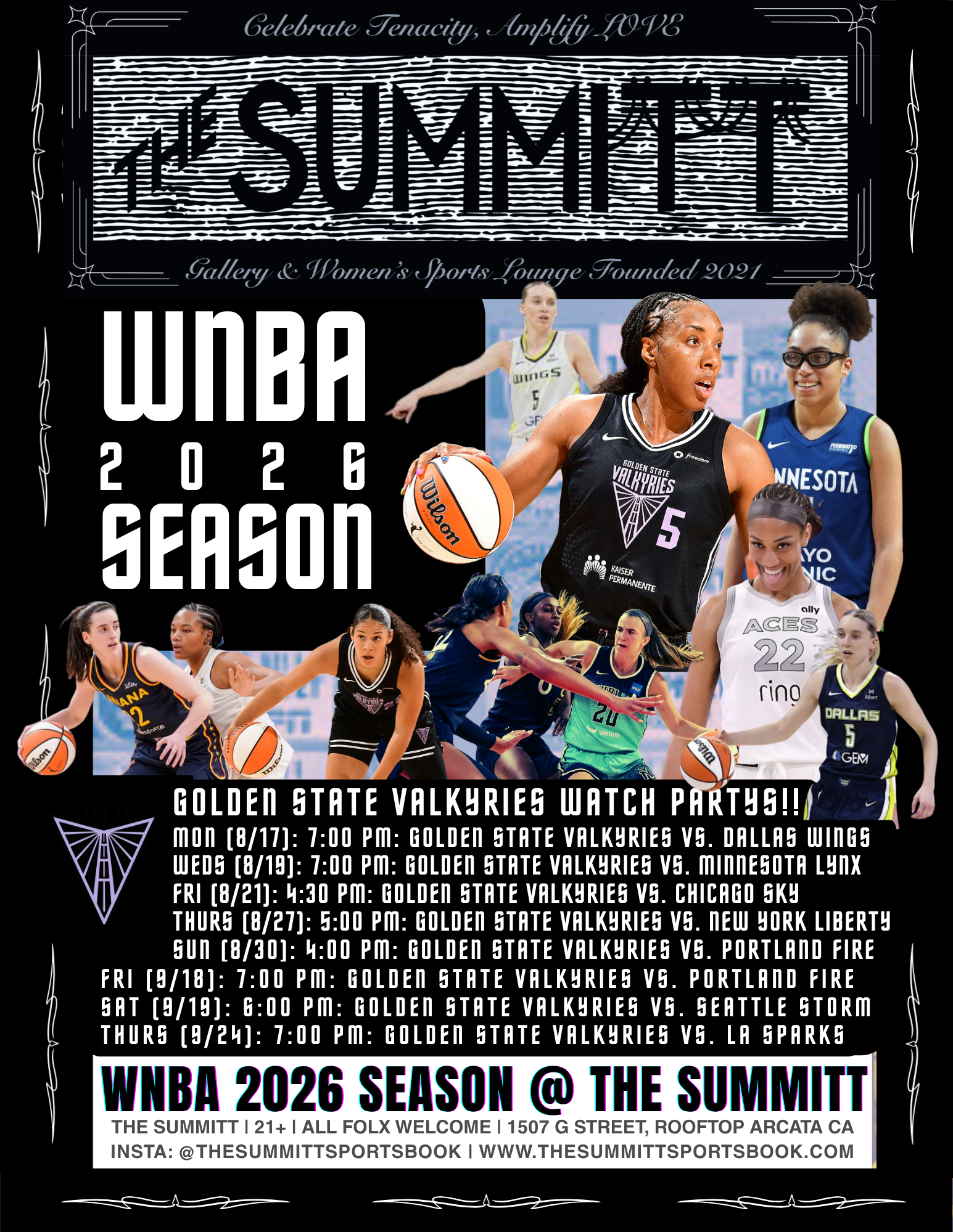 WNBA &amp; Golden State Valkyries Watch Party @ The Summitt