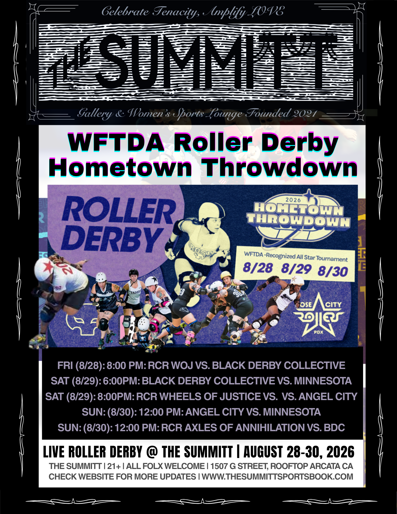 WFTDA Rose City Roller Derby’s Hometown Throwdown @ The Summitt