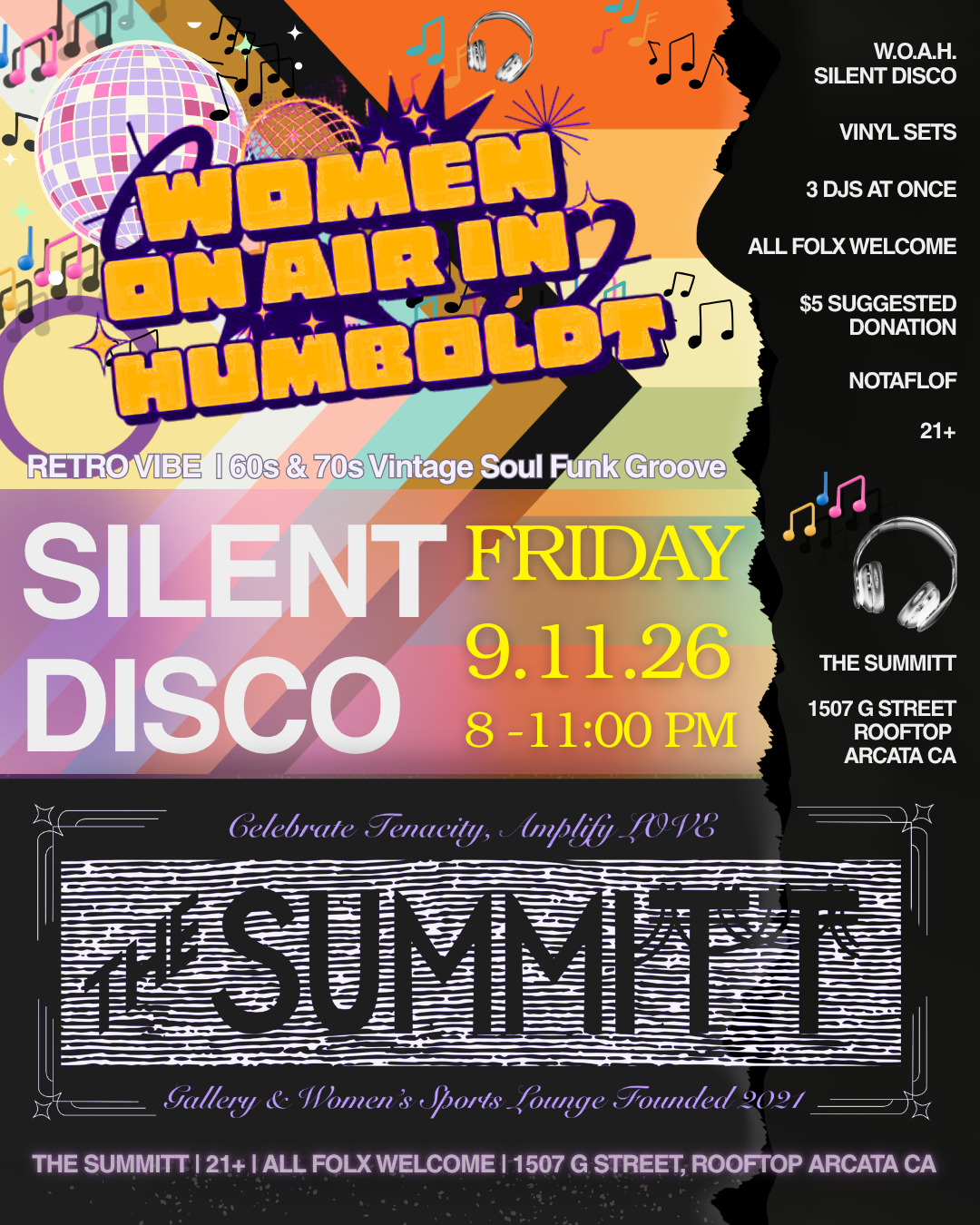 Silent Disco Night with W.O.A.H. at The Summitt