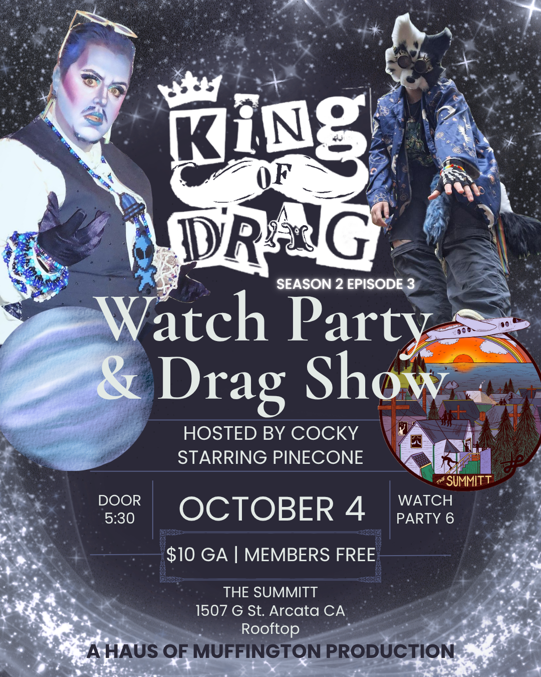 King of Drag Season 2 Watch Parties &amp; LIVE Drag King Shows at The Summitt